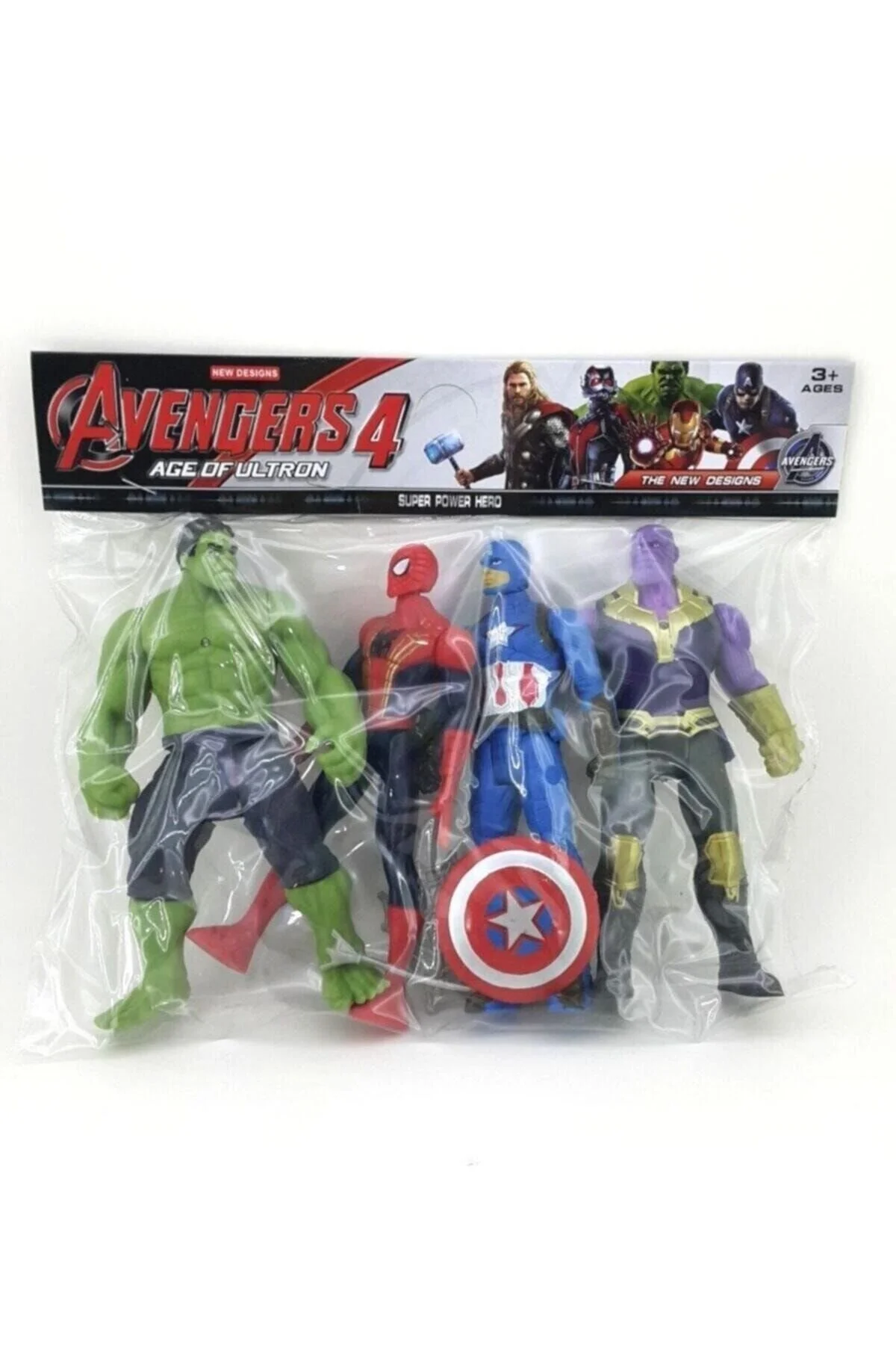 اسباب بازی های فیگور دیگر AVENGERS SUPER HEROES مجموعه 4 Hulk