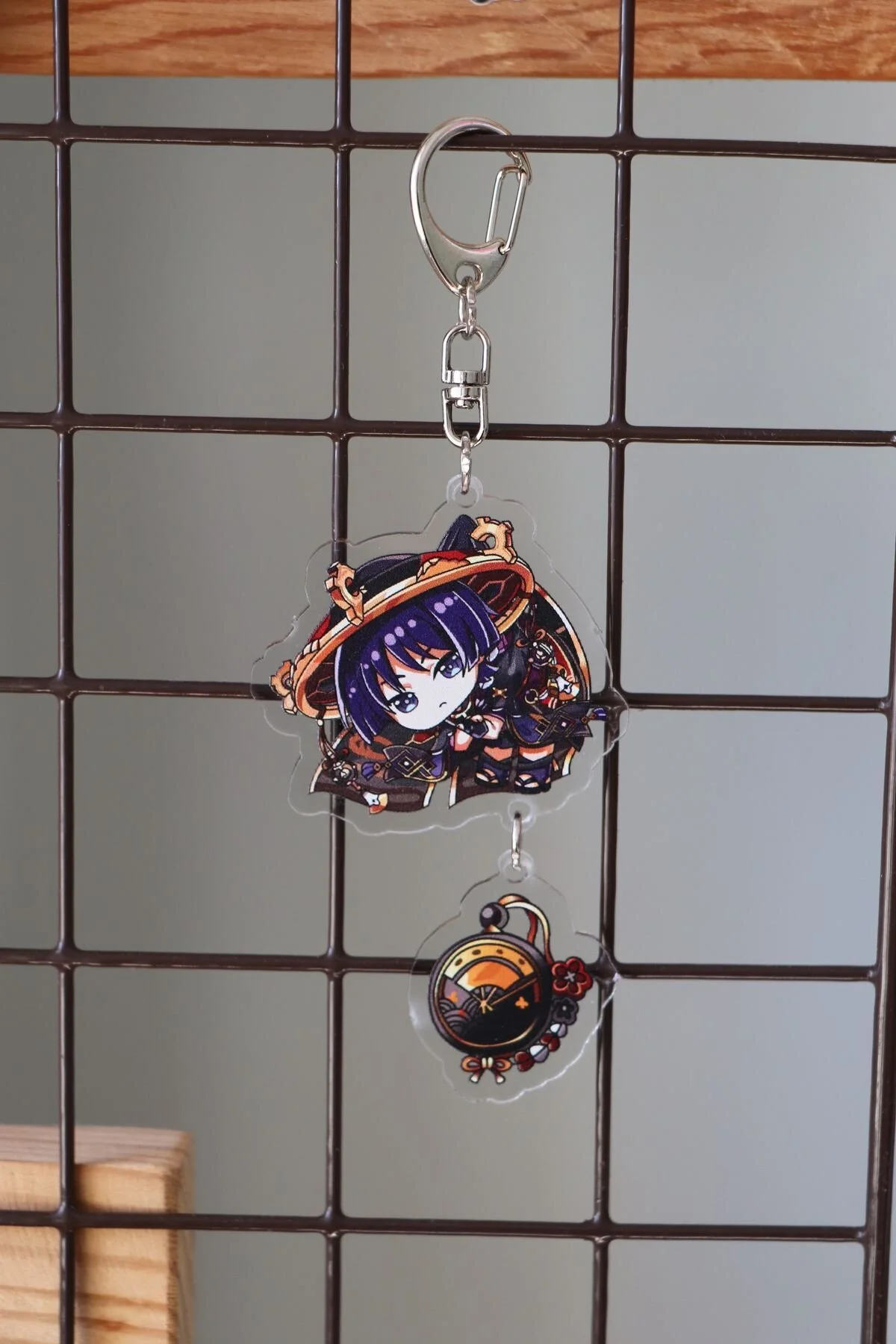 جلیقه کلید GENSHIN IMPACT SCARAMOUCHE BAG CHARM KEYCHAIN ANIME Akumastik