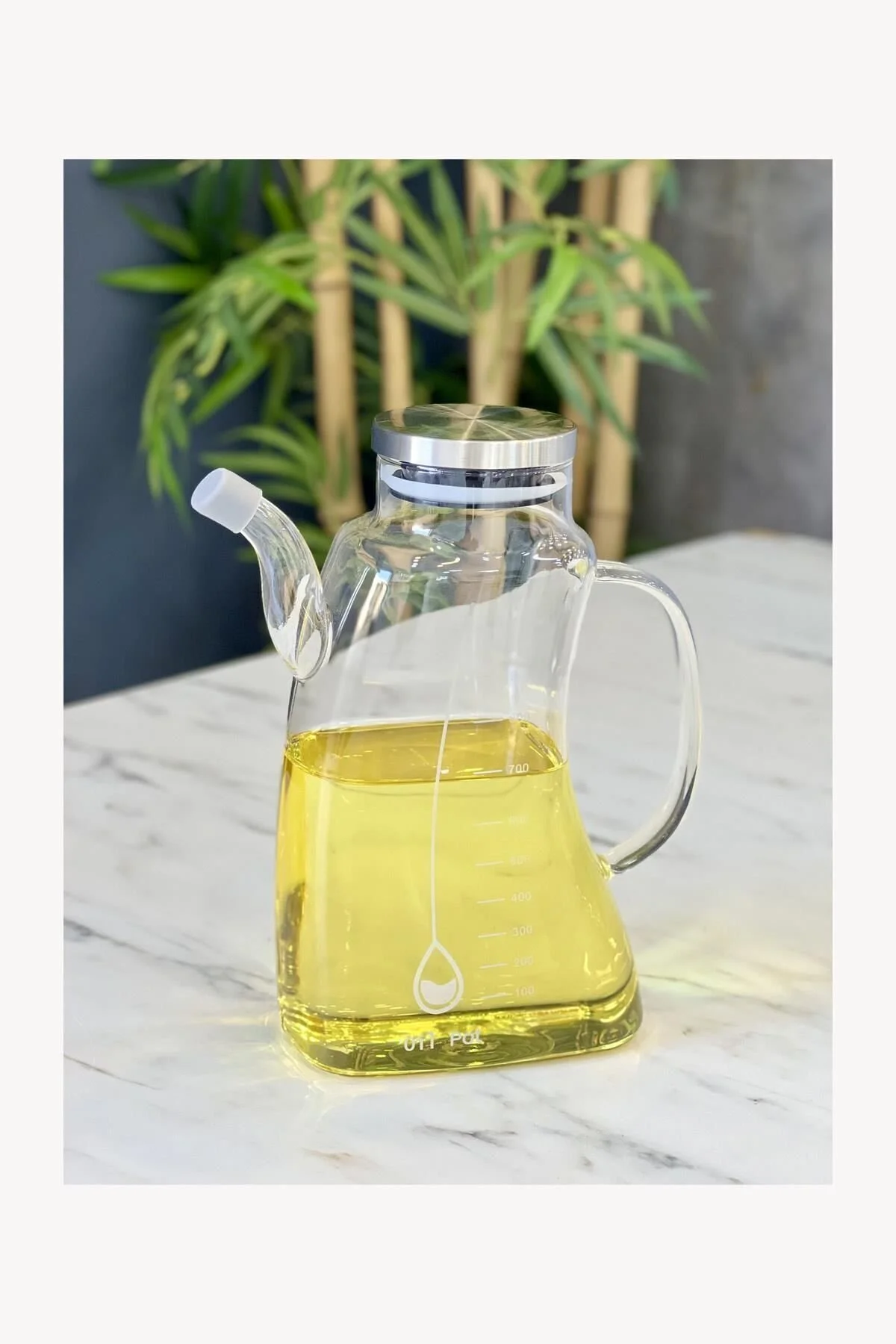 پارچ و تنگ روغن مایتا 1000 میلی لیتر اندازه گیری شده AROW