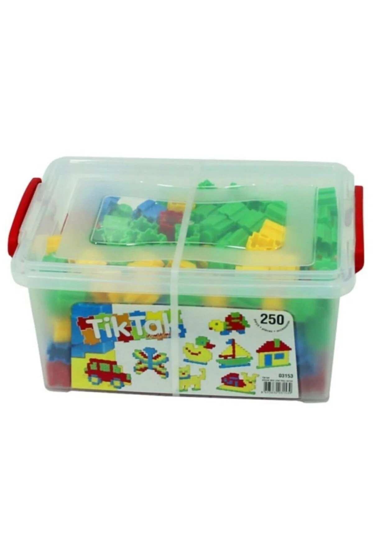 لگو و اسباب بازی های ساخت محور تیک تاک پازل آموزشی اشکال 250 تکه چند بلوک 92 KN 198 از ترکیه DEDE