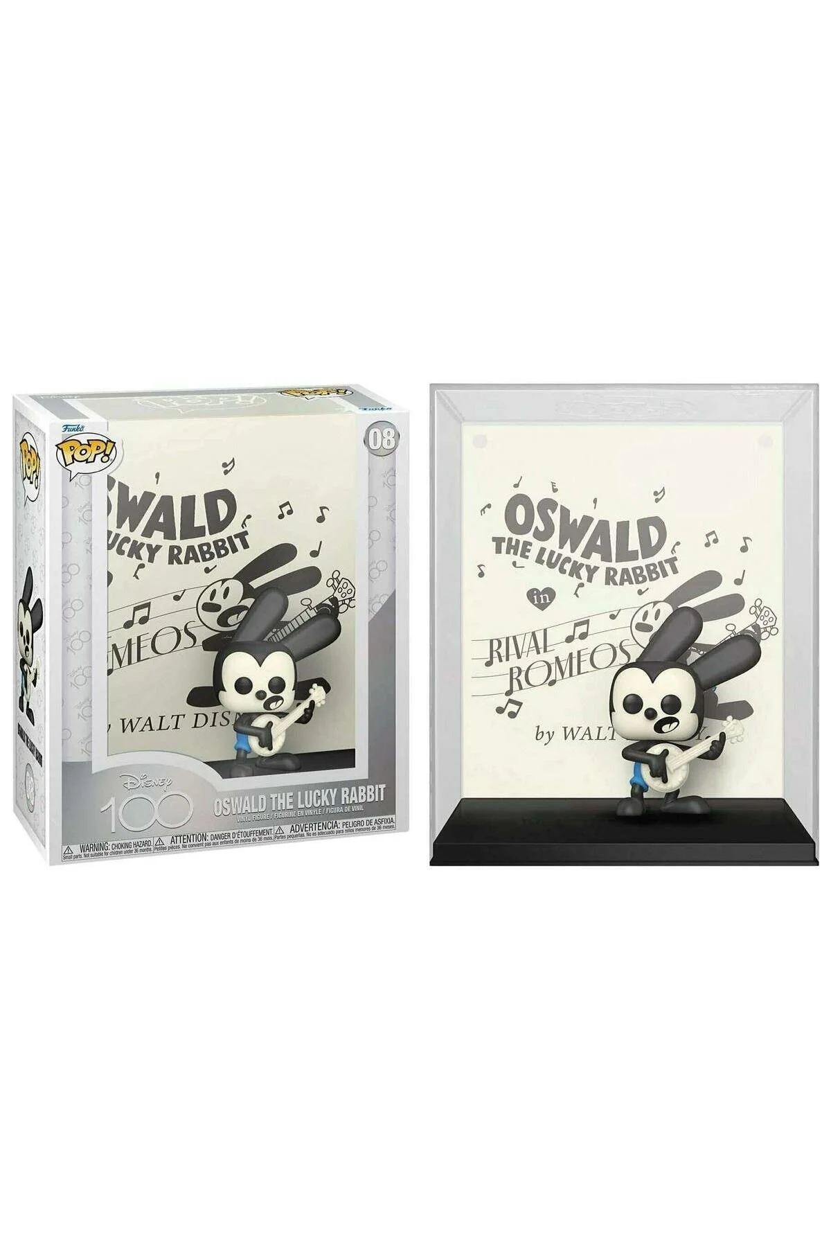فیگور جلدهای هنر پاپ: صدمین دیزنی اسوالد خرگوش خوش شانس شماره: 08 Funko