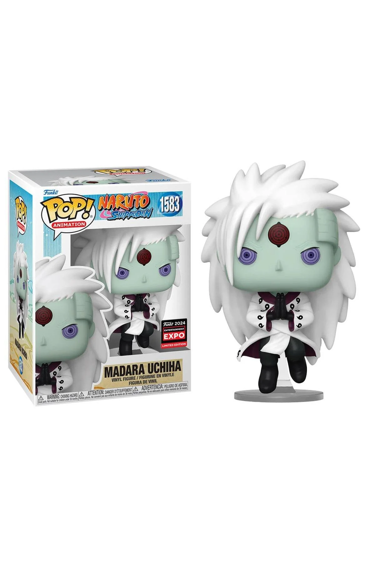 فیگور انیمیشن پاپ ناروتو شیپودن MADARA UCHIHA CONVENTION نسخه محدود شماره: 1583 Funko
