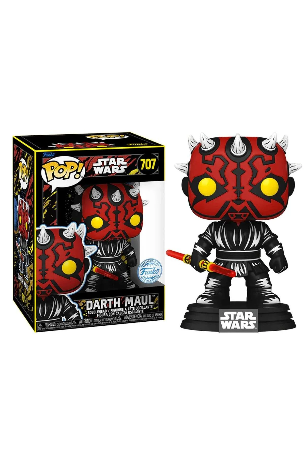 فیگور پاپ DISNEY STAR WARS THE PHANTOM MENACE ANNIVERSARY DARTH MAUL RETRO SPECIAL از ترکیه Funko