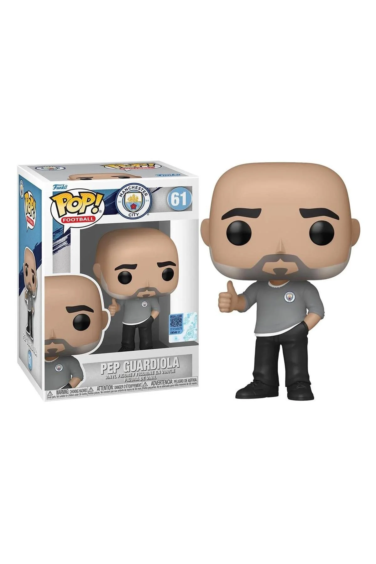 فیگور پاپ فوتبال منچستر سیتی پپ گواردیولا شماره 61 Funko
