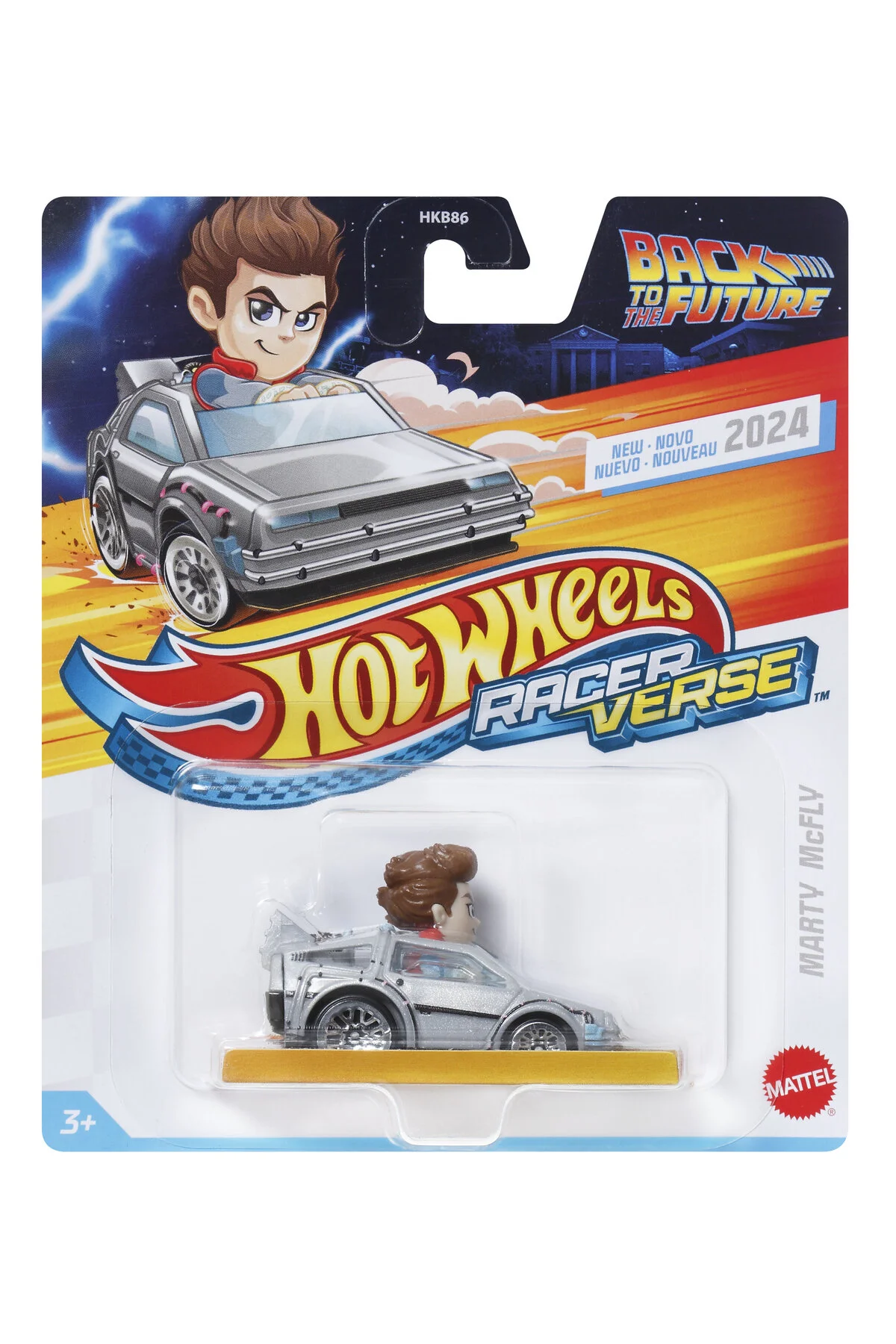 اسباب بازی های فیگور شخصیت RACER VERSE SINGLE به آینده MARTY MCFLY باز می گردد هات ویلز HOT WHEELS