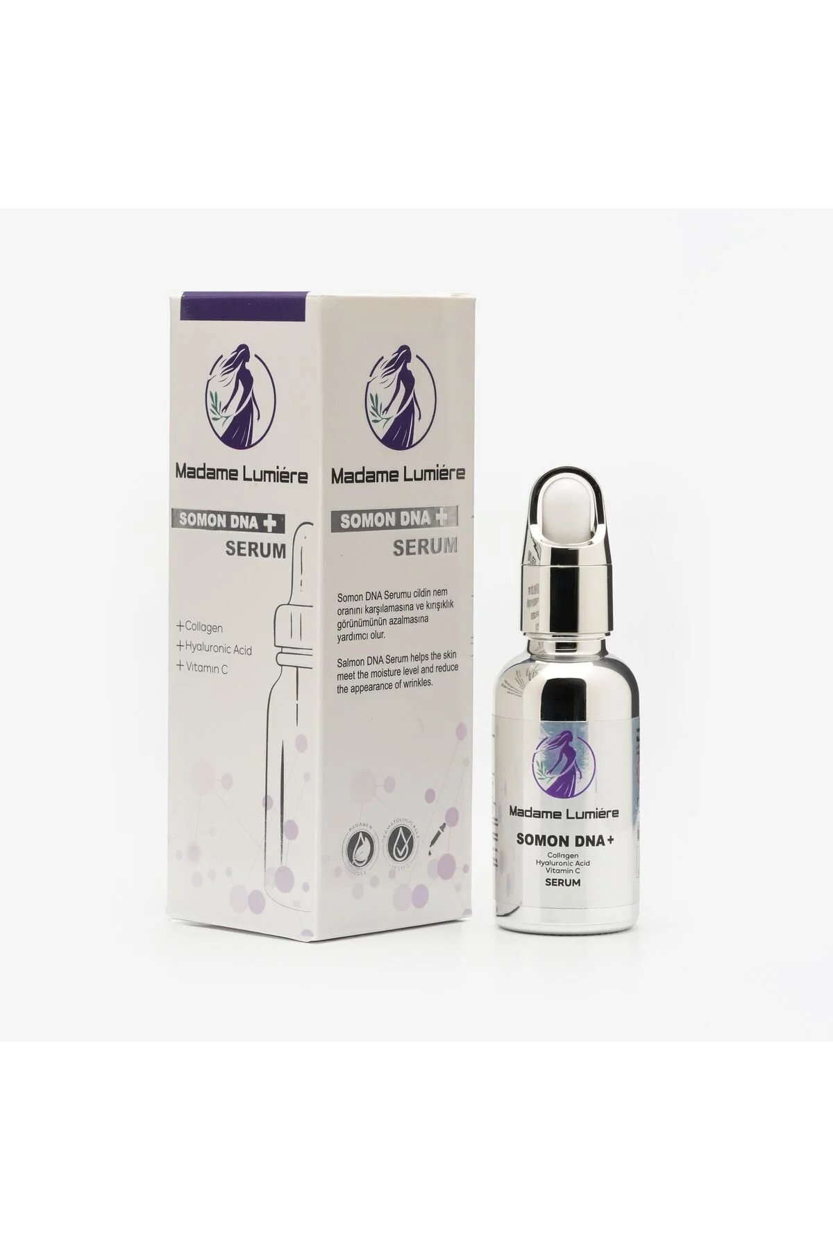 سرم پوست ضد پیری و چین و چروک مدل Somon DNA حجم 30 میلی لیتر Madame Lumıere