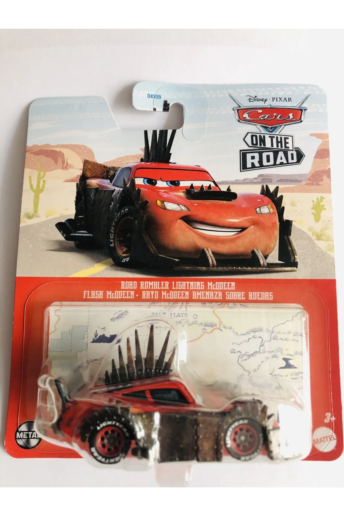 اسباب بازی های فیگور شخصیت ابزارهای تک دیزنی پیکسار در جاده RUMBLER LIGHTNING MCQUEEN 1:55 MATTEL Cars