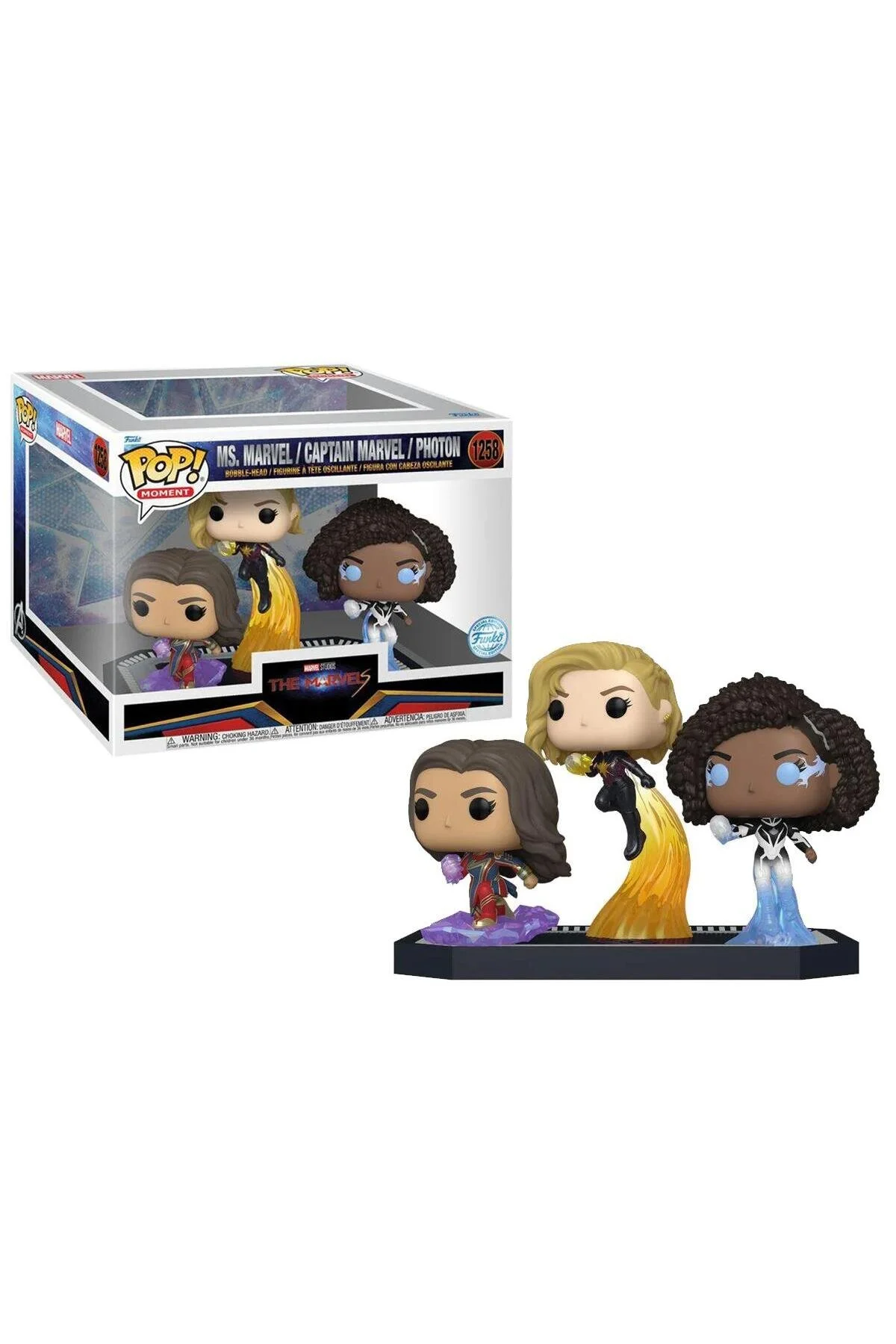 فیگور لحظه پاپ: THE MARVELS MS. MARVEL CAPTAIN PHOTON SPECIAL EDITION NO:1258 Funko