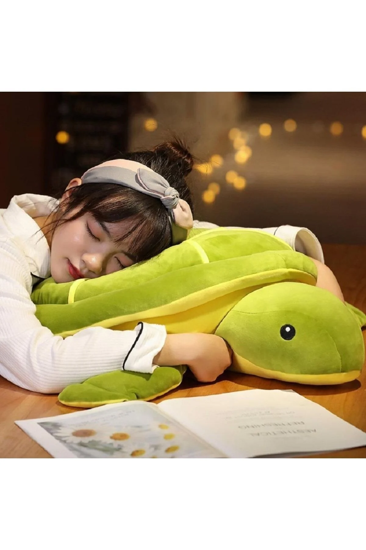 اسباب بازی های پشمی پارچه وارداتی CARETTA SEA TURTLE بالش اسباببازی مخمل خواب همراه سایز جامبو e-life