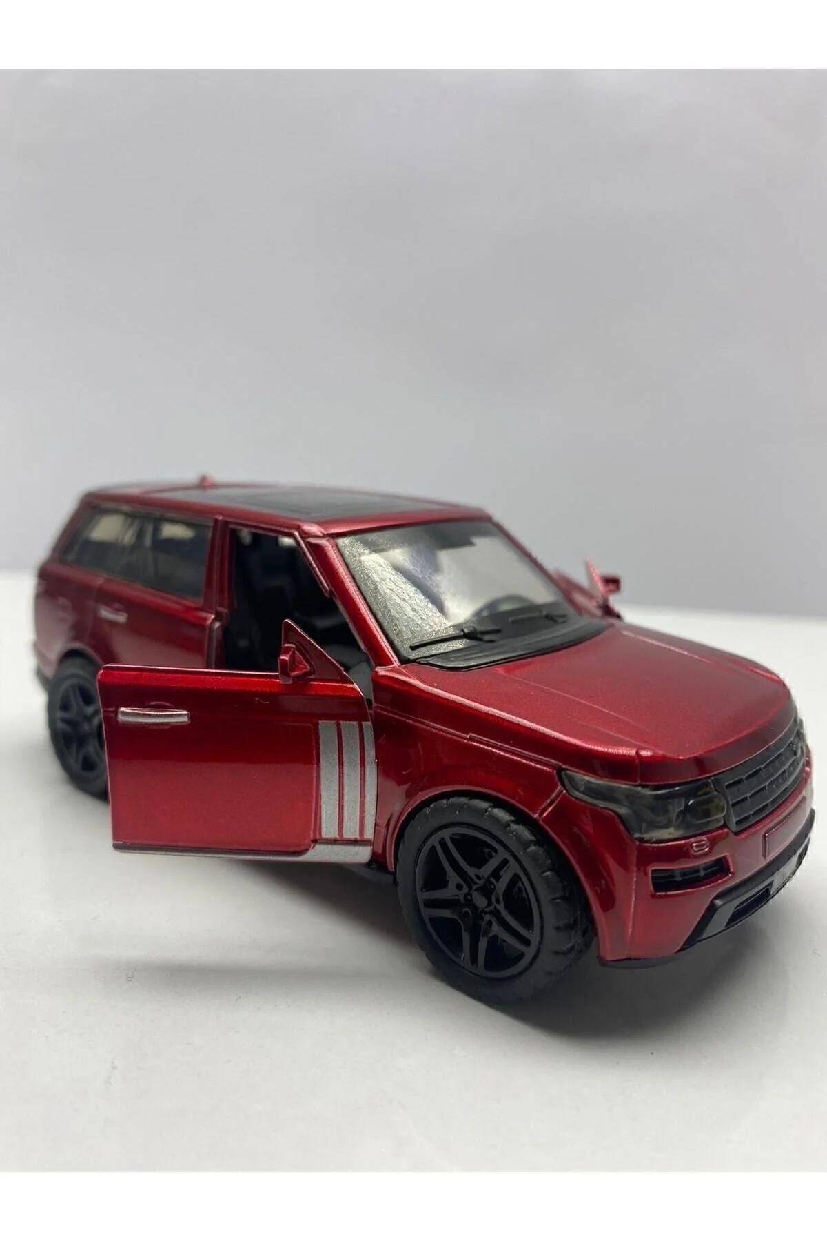 ماشین اسباب بازی DIECAST METAL TOY CAR RANGE ROVER JEEP 12 CM PULL AND DROP VEHICLE MODEL Hepsilazım