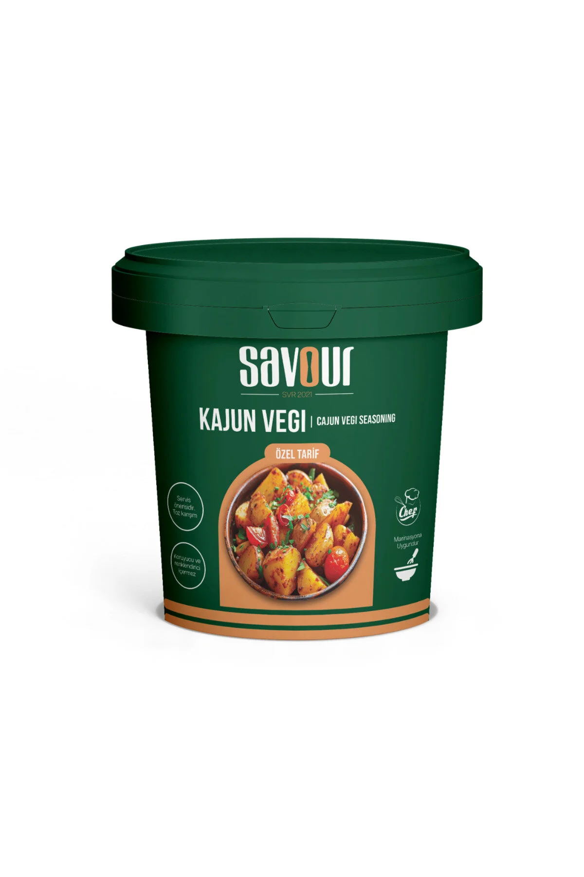 سایر ادویه ها KAJUN VEGI 750 گرم اورجینال SVR