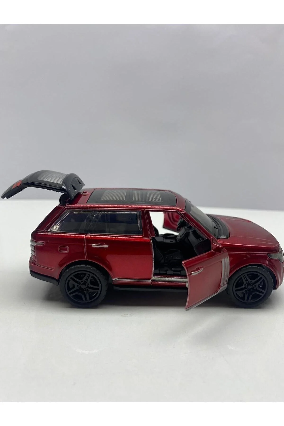 ماشین اسباب بازی DIECAST METAL TOY CAR RANGE ROVER JEEP 12 CM PULL AND DROP VEHICLE MODEL Hepsilazım