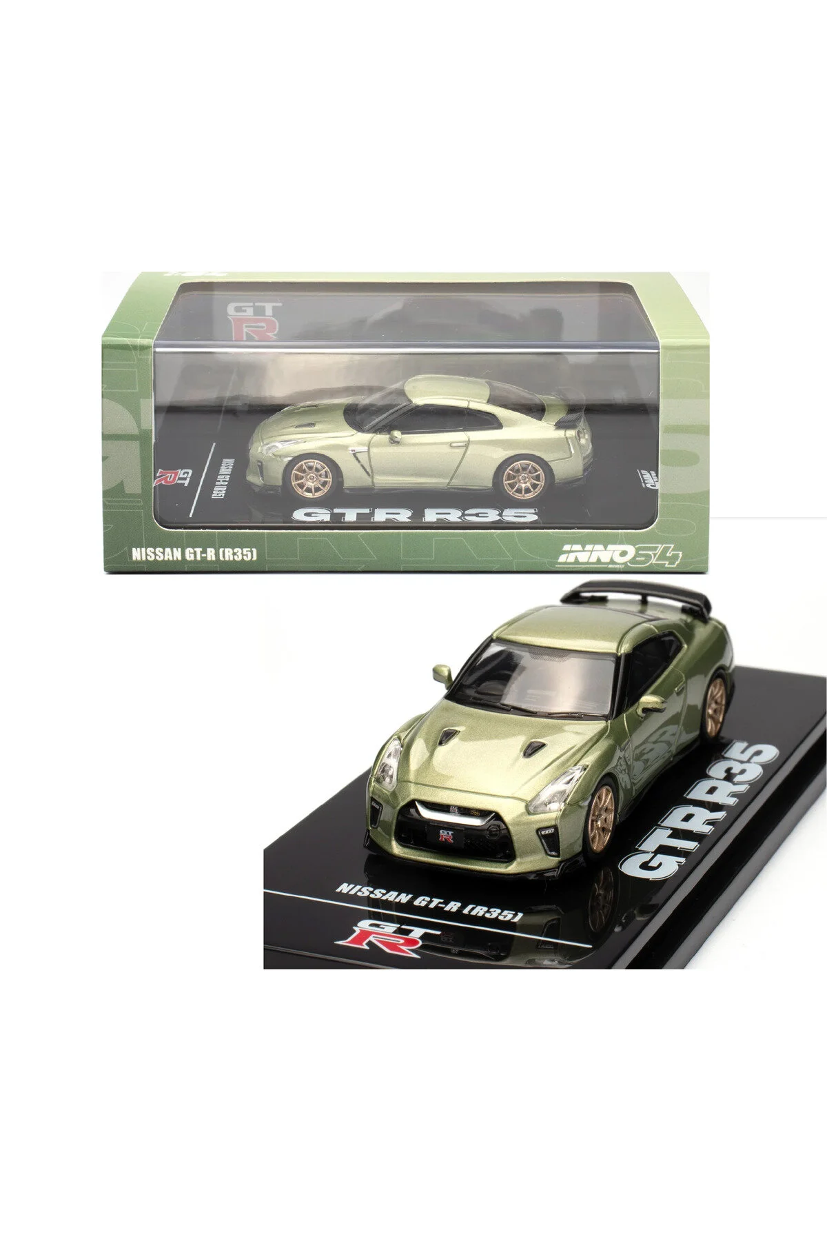 مدل خودرو INNO64 نیسان GT R R35 MILLENIUM JADE اورجینال Inno