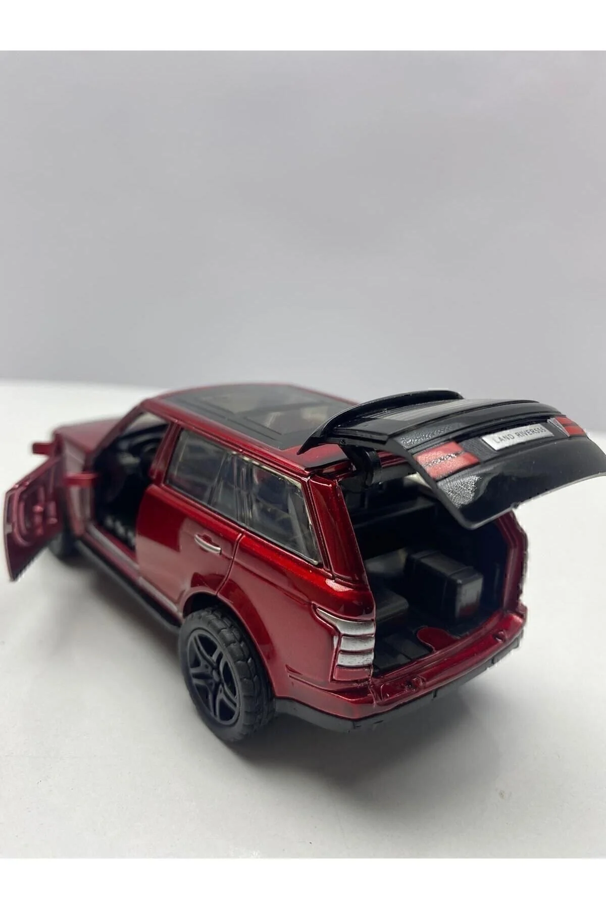 ماشین اسباب بازی DIECAST METAL TOY CAR RANGE ROVER JEEP 12 CM PULL AND DROP VEHICLE MODEL Hepsilazım