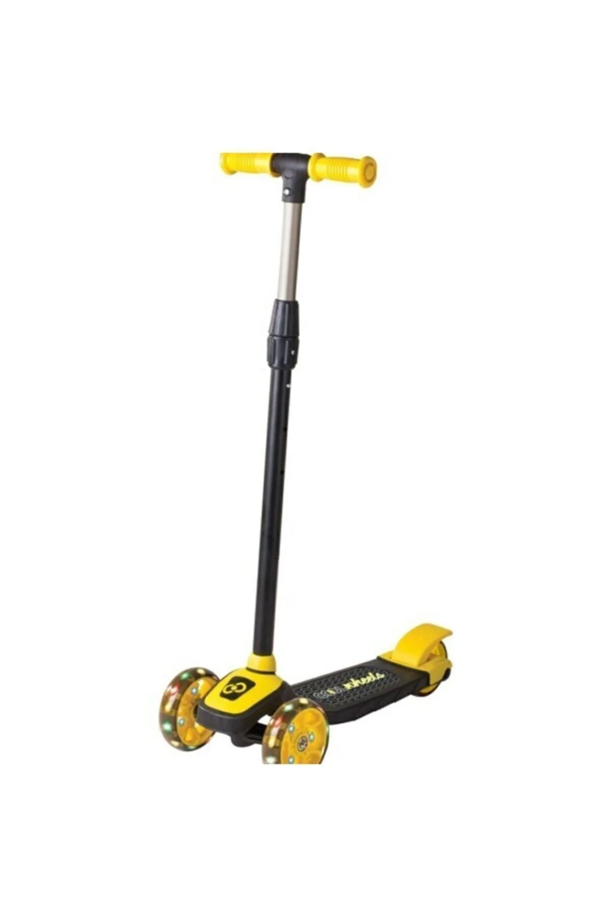 اسکوتر زرد مردانه بیش از 3 سال رنگ را با روشنایی بچرخانید Scooter