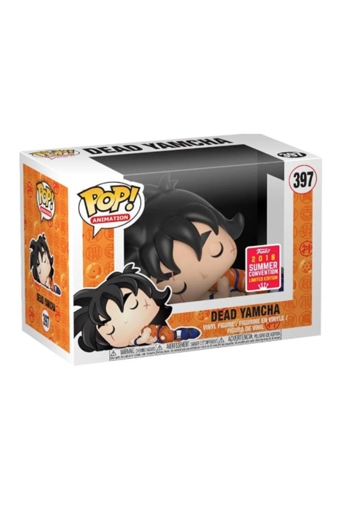 فیگور پاپ DRAGON BALL Z DEAD YAMCHA کنوانسیون تابستانی 2018 Funko