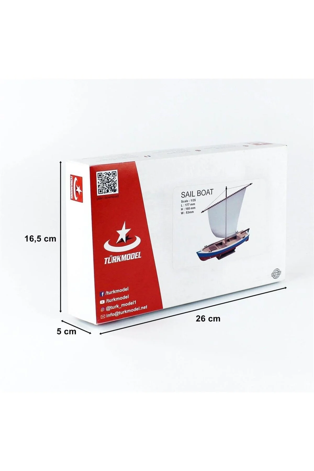 مدل خودرو مقیاس 1 35 203 صندل قایقرانی چوبی Türk Model
