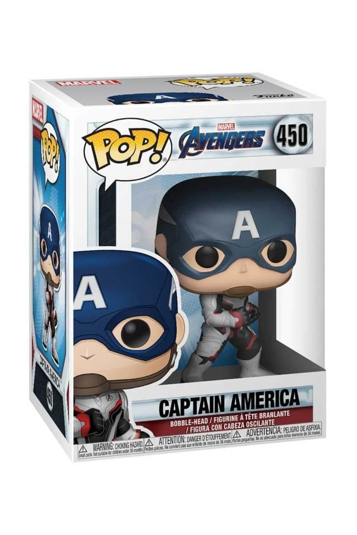 اسباب بازی های فیگور دیگر صورتی مردانه و زنانه پاپ مارول Avengers Endgame: Captain America Figure T01036661 Funko