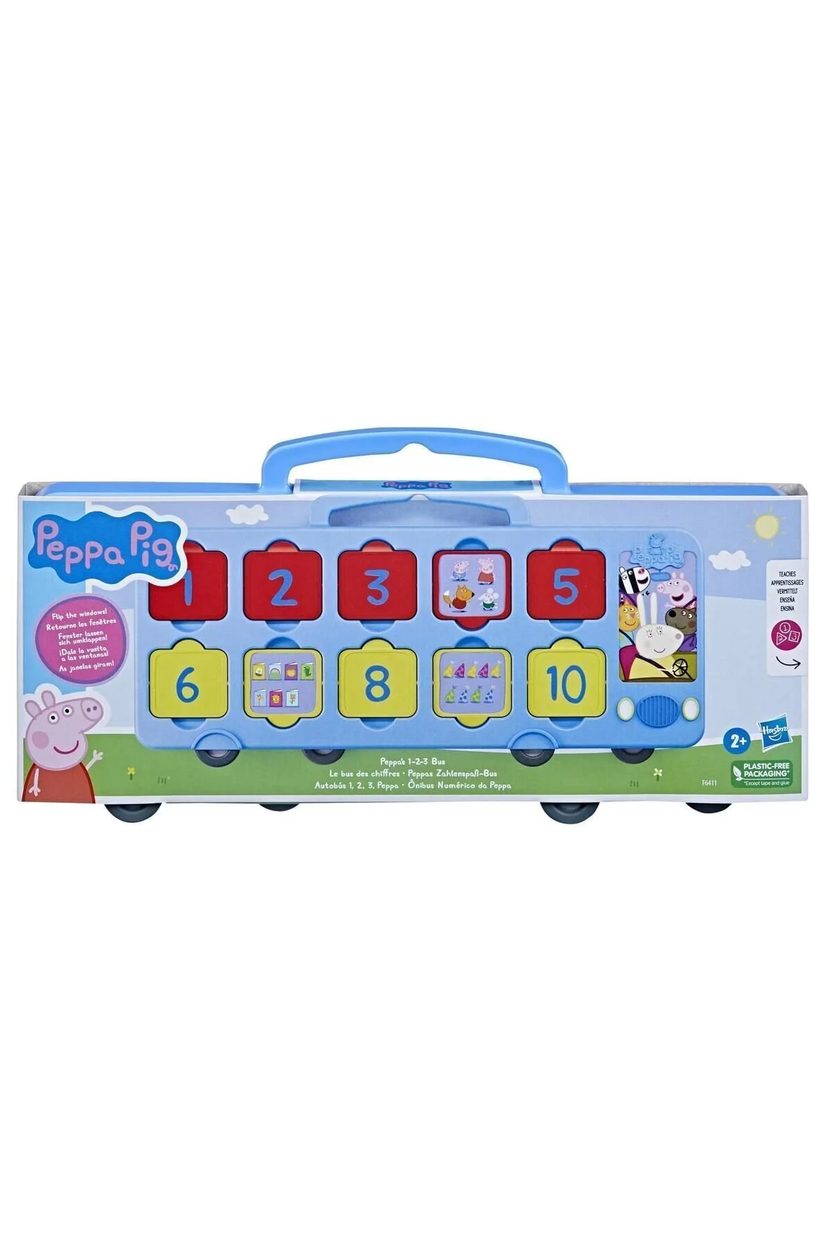 اسباب بازی های آموزشی اتوبوس Peppa's 1 2 3 Hasbro