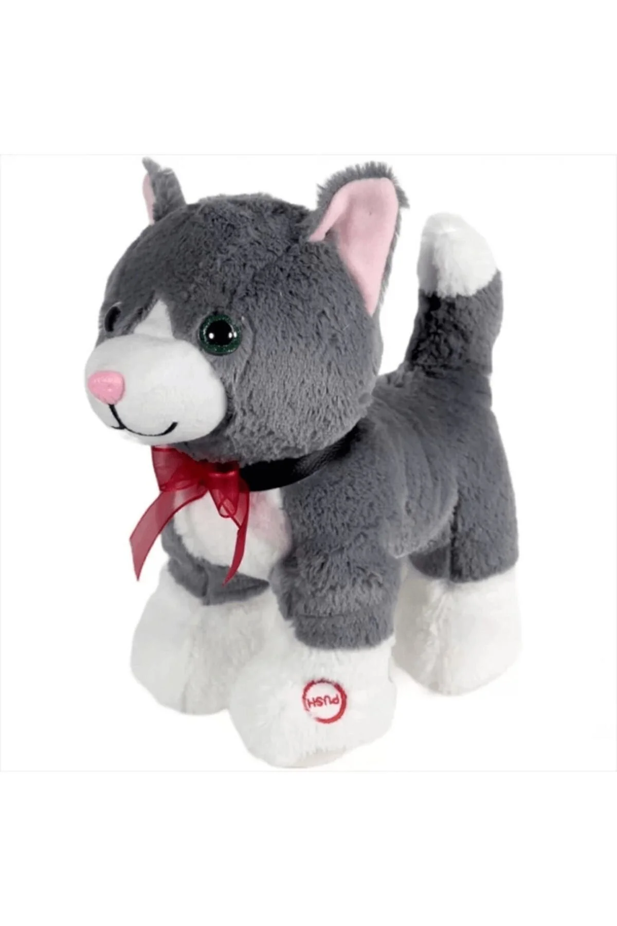 اسباب بازی های پشمی گربه خوش شانس میوینگ مخملی 35 سانتی متر GRAN TOYS