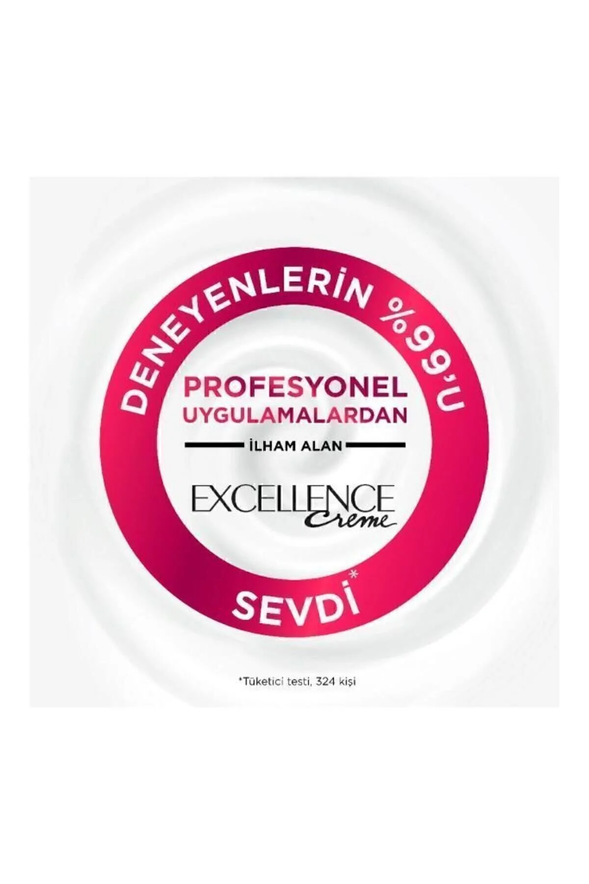 L'Oreal Paris رنگ مو کرم 100% پوشش موهای سفید Excellence رنگ قهوه ای بادامی شماره 6.3