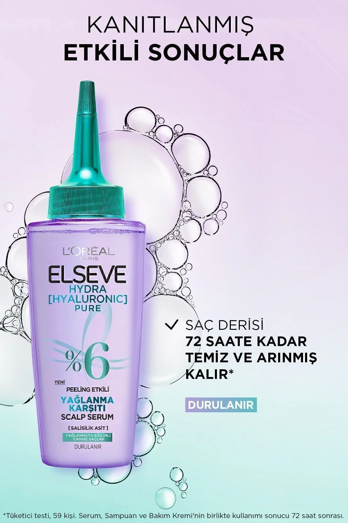 سرم مو ضد چربی حاوی اسید سالیسیلیک و هیالورونیک حجم 102 میلی لیتر ELSEVE