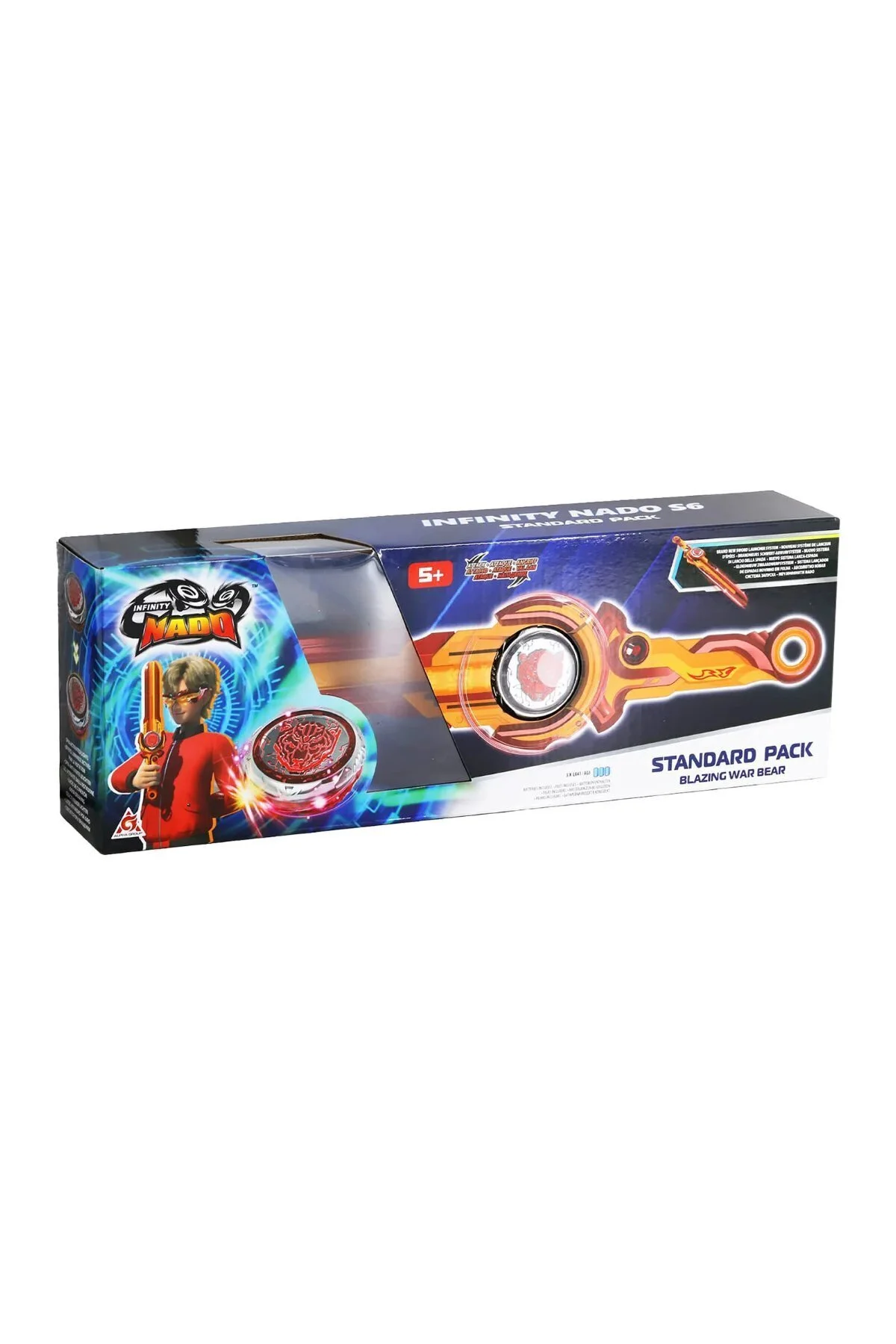 اسباب بازی های فیگور شخصیت INFINITY NADO CONQUEST قلب کودکان با FLAME WAR BEAR! PopŞeker