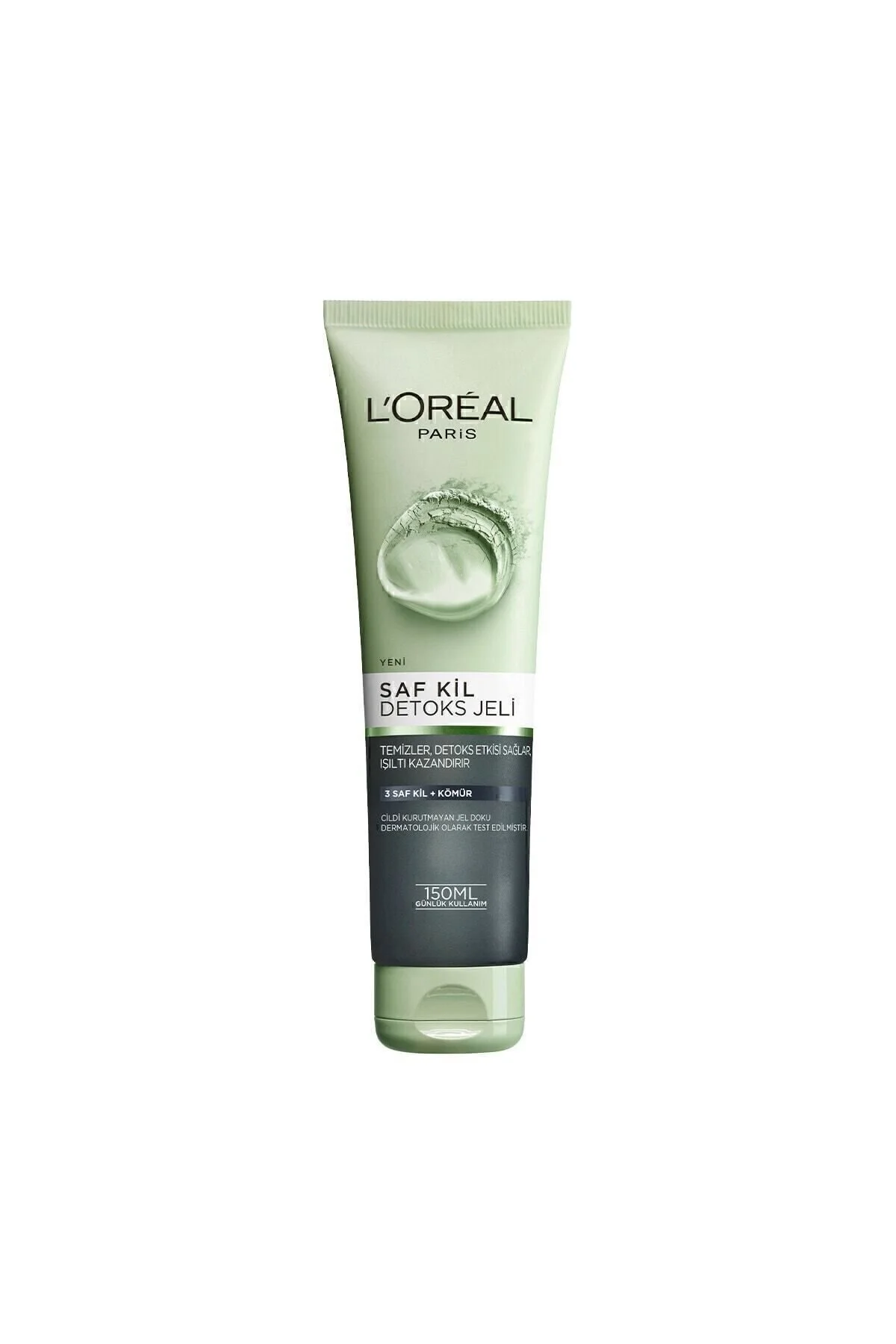 L'Oreal Paris خالص کننده ژل تطهیر کننده خاکستری خالص
