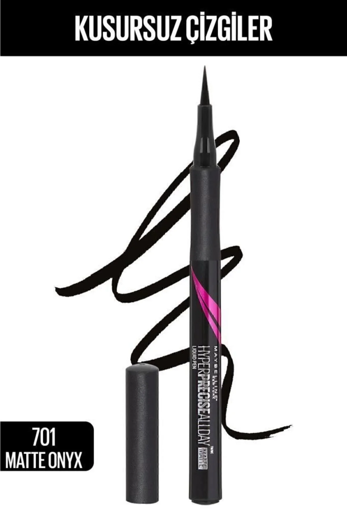 ست آرایشی FALSIES ریمل سورئال و HYPER دقیق در تمام طول روز خط چشم 701 مات اونیکس سیاه Maybelline New York
