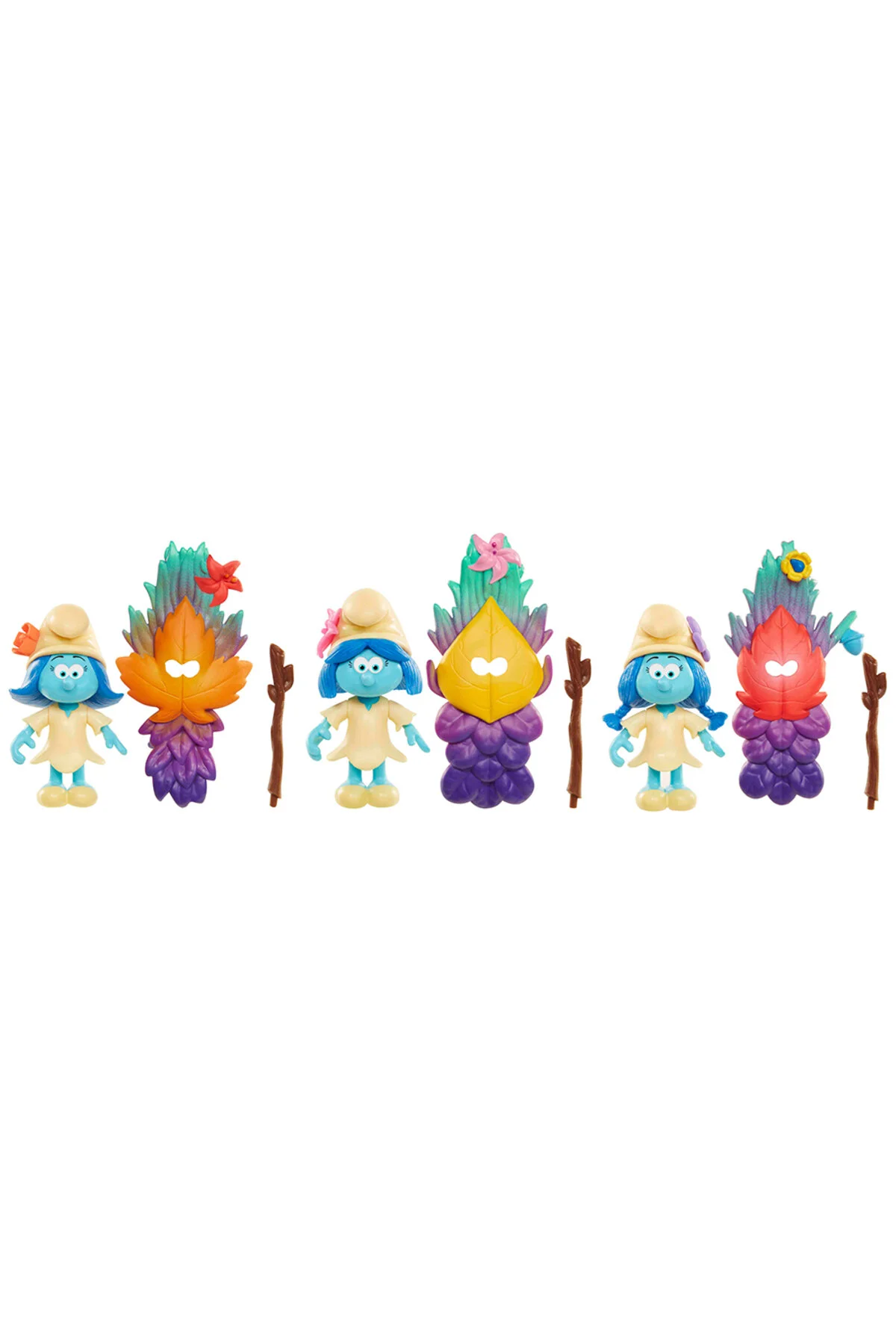 مدل خودرو JAKKS PACIFIC SMURFSTORM VILLAGE 3 FIGURE 1 ŞİRİNLER