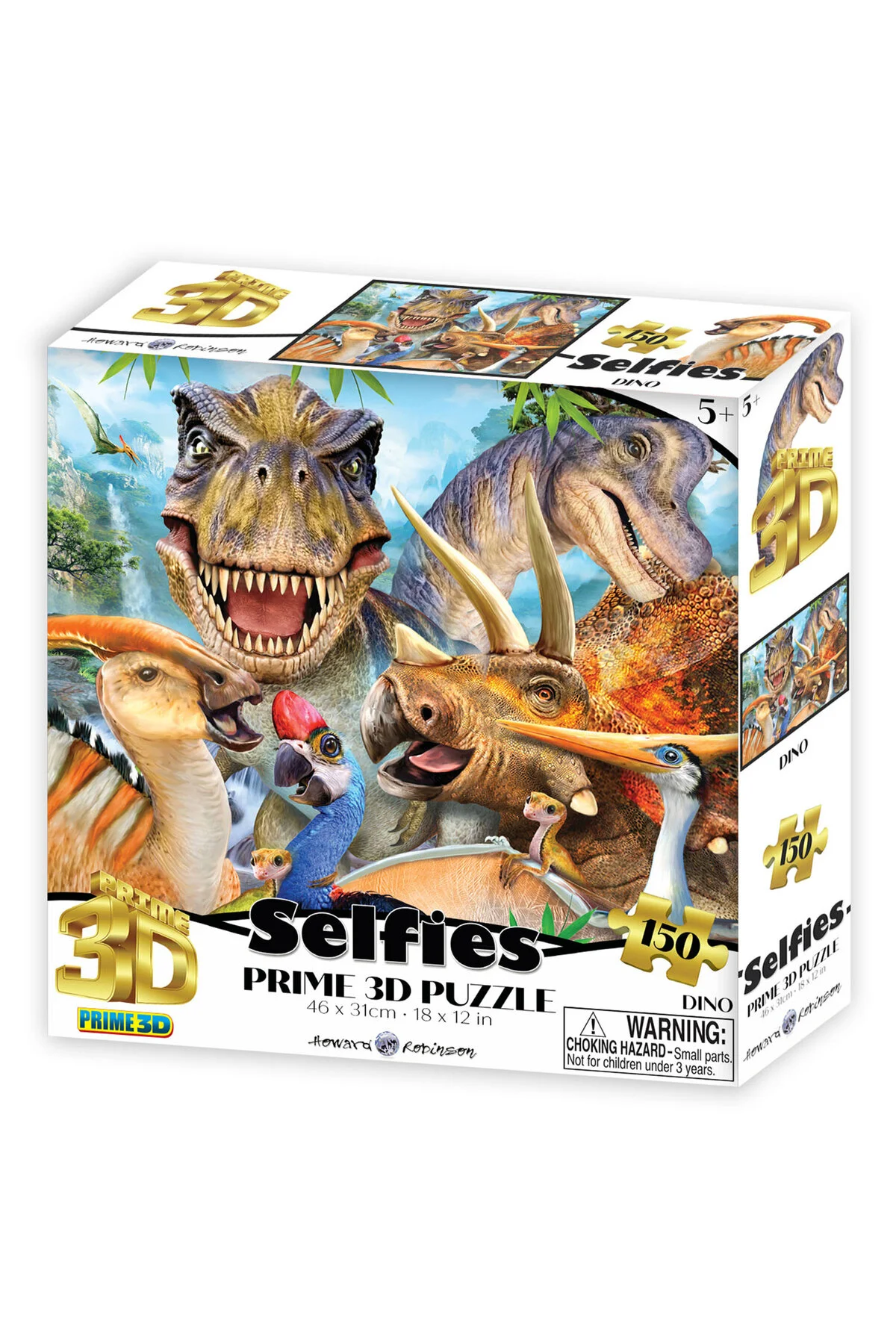 پازل 150 تکه سلفی دایناسور 20900 از ترکیه Prime 3D