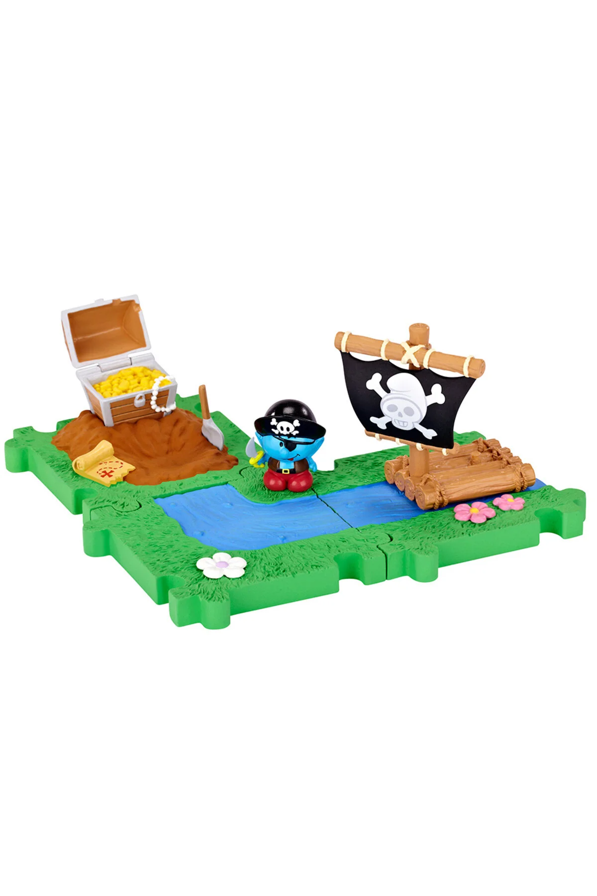 اسباب بازی های فیگور دیگر مجموعه میکرو SMURFS دزدان دریایی JAKKS PACIFIC ŞİRİNLER