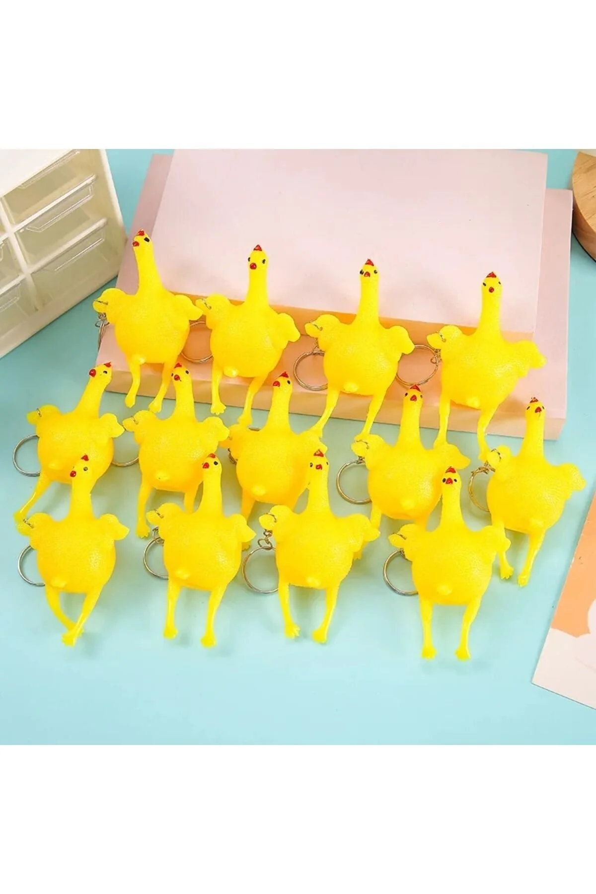 جوجه تخمگذار بچه دختر پسر طلسم اسباب بازی نرم سوکوشی جاکلیدی SQUISHY Bluoksweet