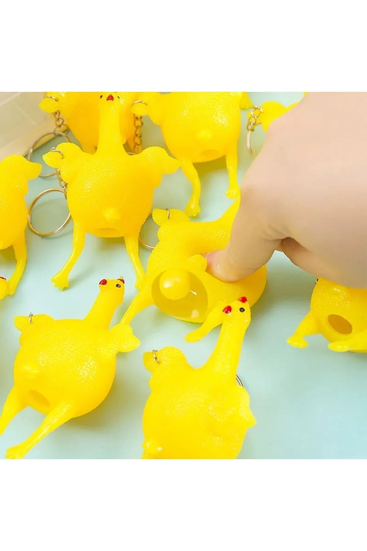 جوجه تخمگذار بچه دختر پسر طلسم اسباب بازی نرم سوکوشی جاکلیدی SQUISHY Bluoksweet
