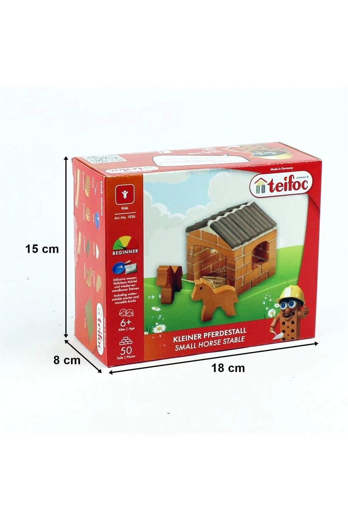 ماکت 1026 اسب کوچک پایدار آجری KITI Teifoc