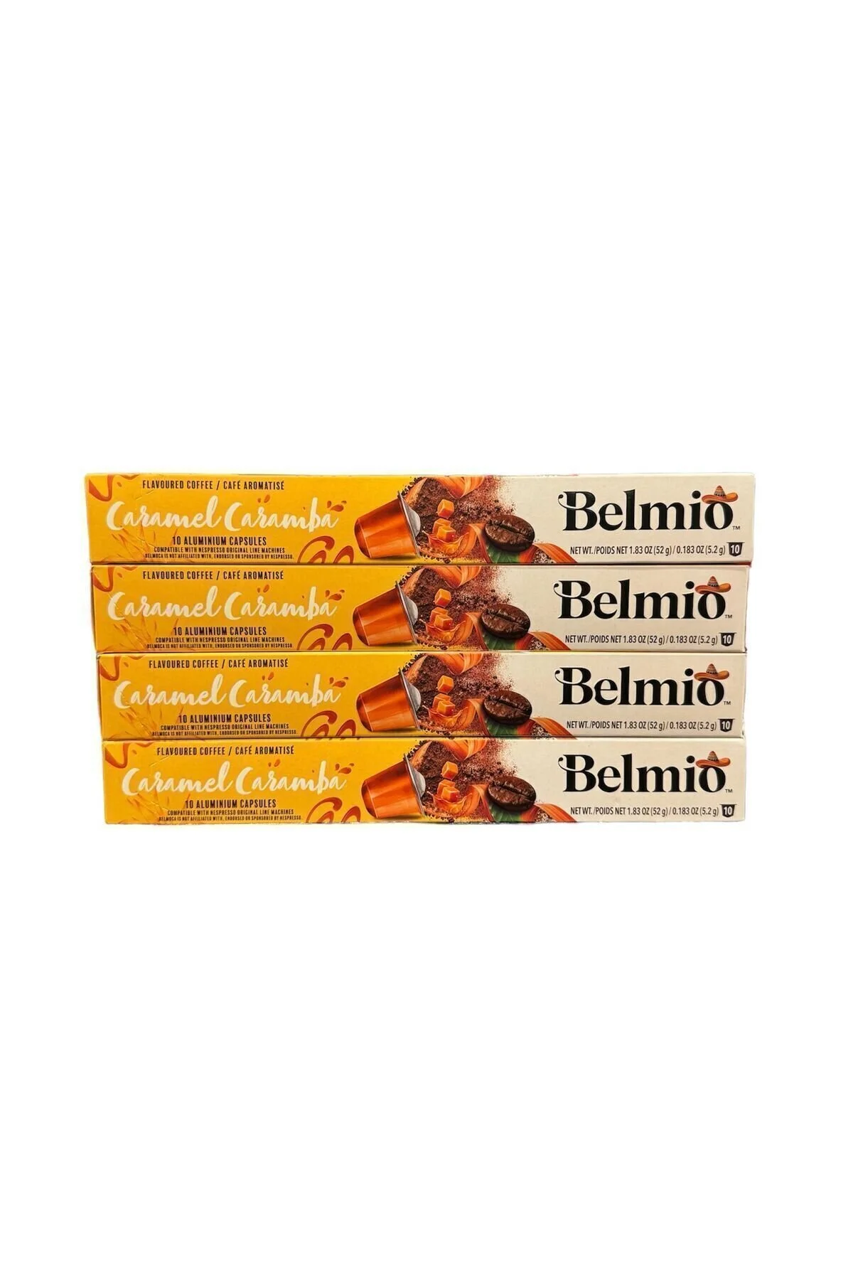 کپسول قهوه سازگار BELMIO CARAMBA 40 CAPSULE COFFEE 4 Nespresso