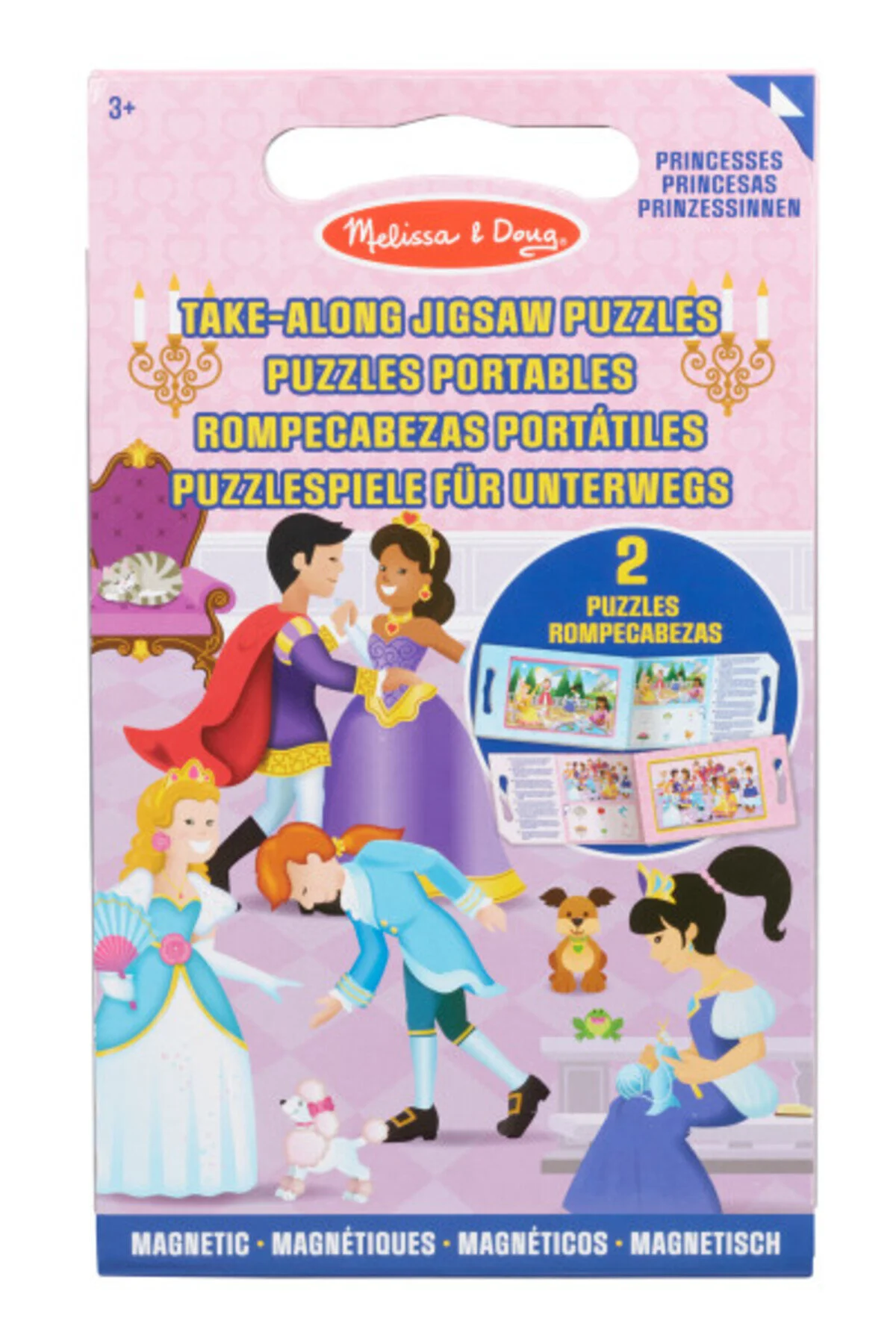 پازل ها و یاپبوزهای کودک ملیسا داگ مگنت 2X15 اره منبت کاری شاهزاده خانم Melissa &amp; Doug Melissa &amp; Doug