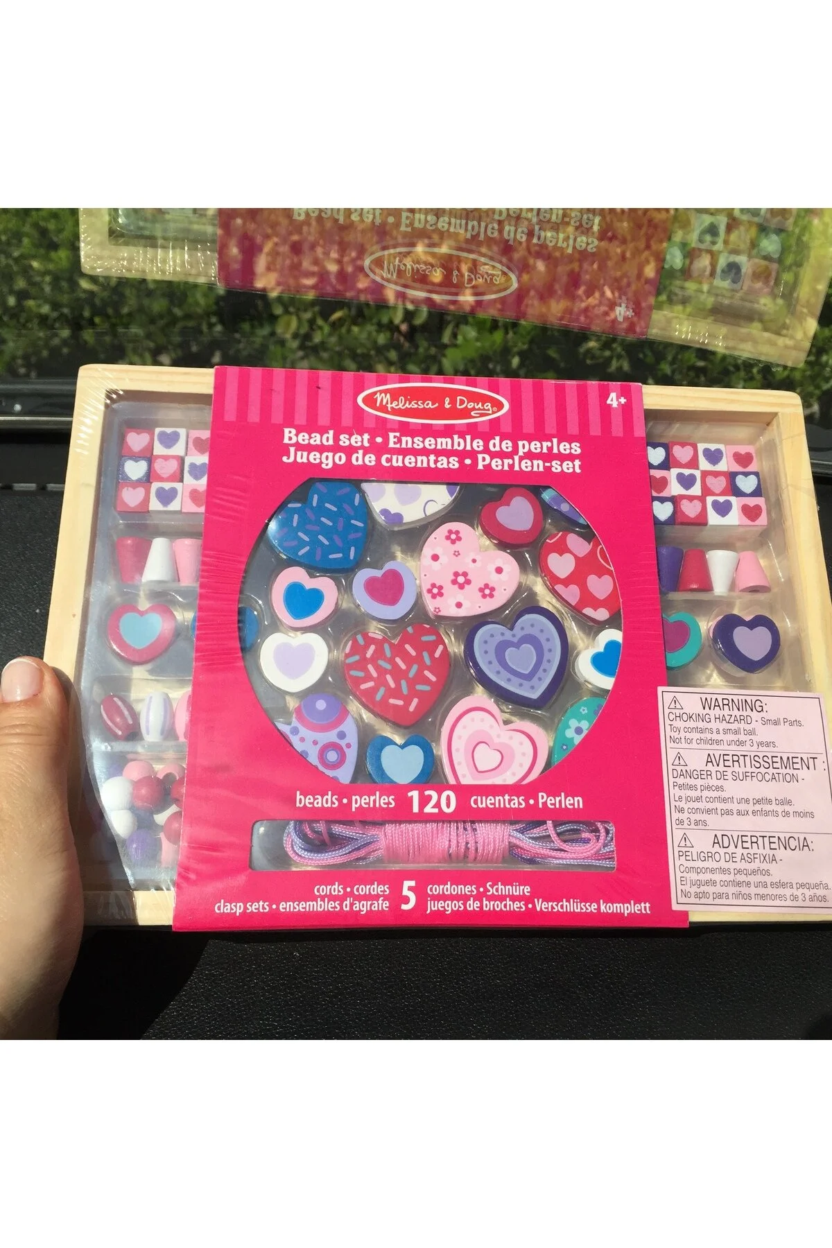 اسباب بازی های آموزشی خط مهره چوبی ملیسا و داگ قلب شیرین Melissa &amp; Doug Melissa &amp; Doug