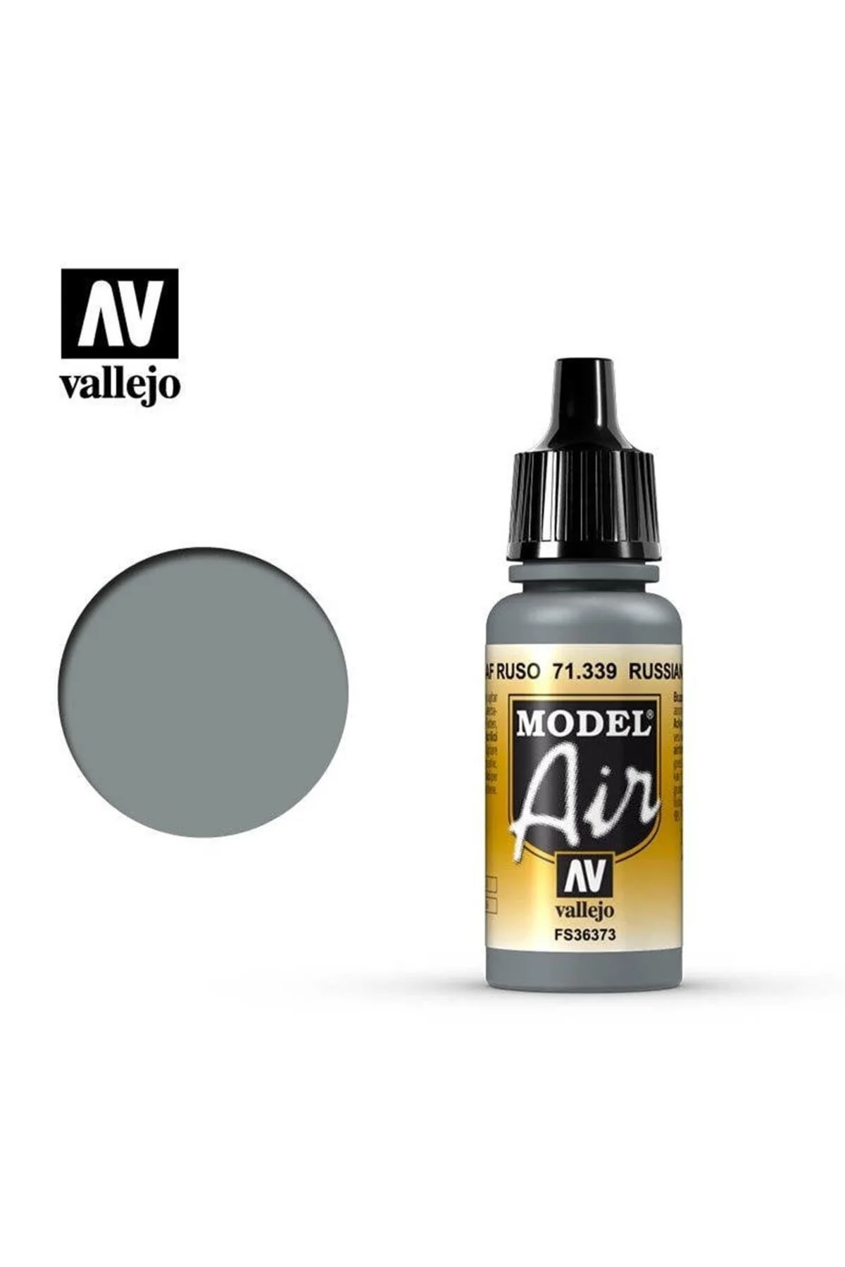 نقاشی پرایمر چند رنگ 17 میل. AF GRAY N.3 روسی مدل AIR Vallejo