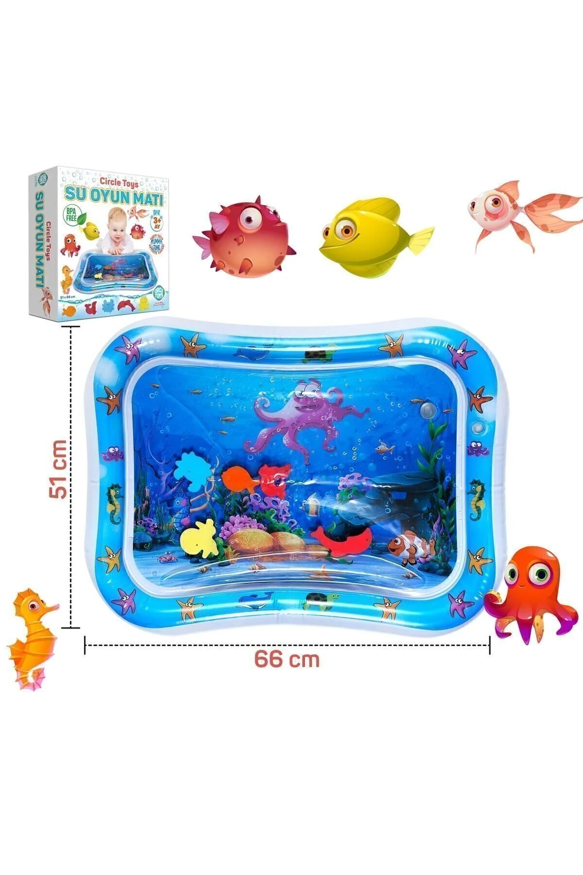 وسایل دریا حصیر بچه شکم زمان فعالیت اسباب بازی استخر آب از ترکیه Circle Toys