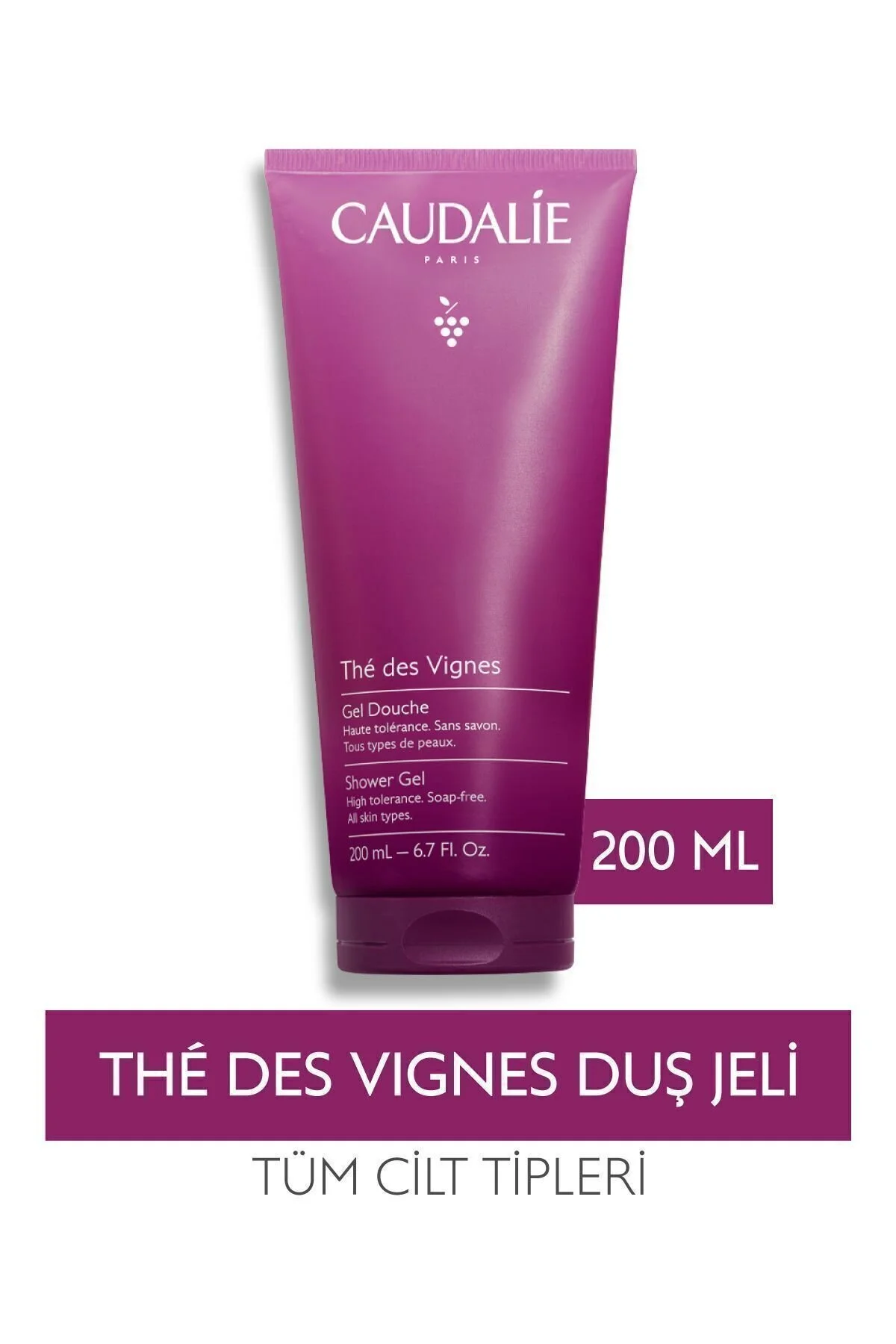 Caudalie ژل شوینده بدن Thé des Vignes رایحه دلپذیر گلدار 200میل