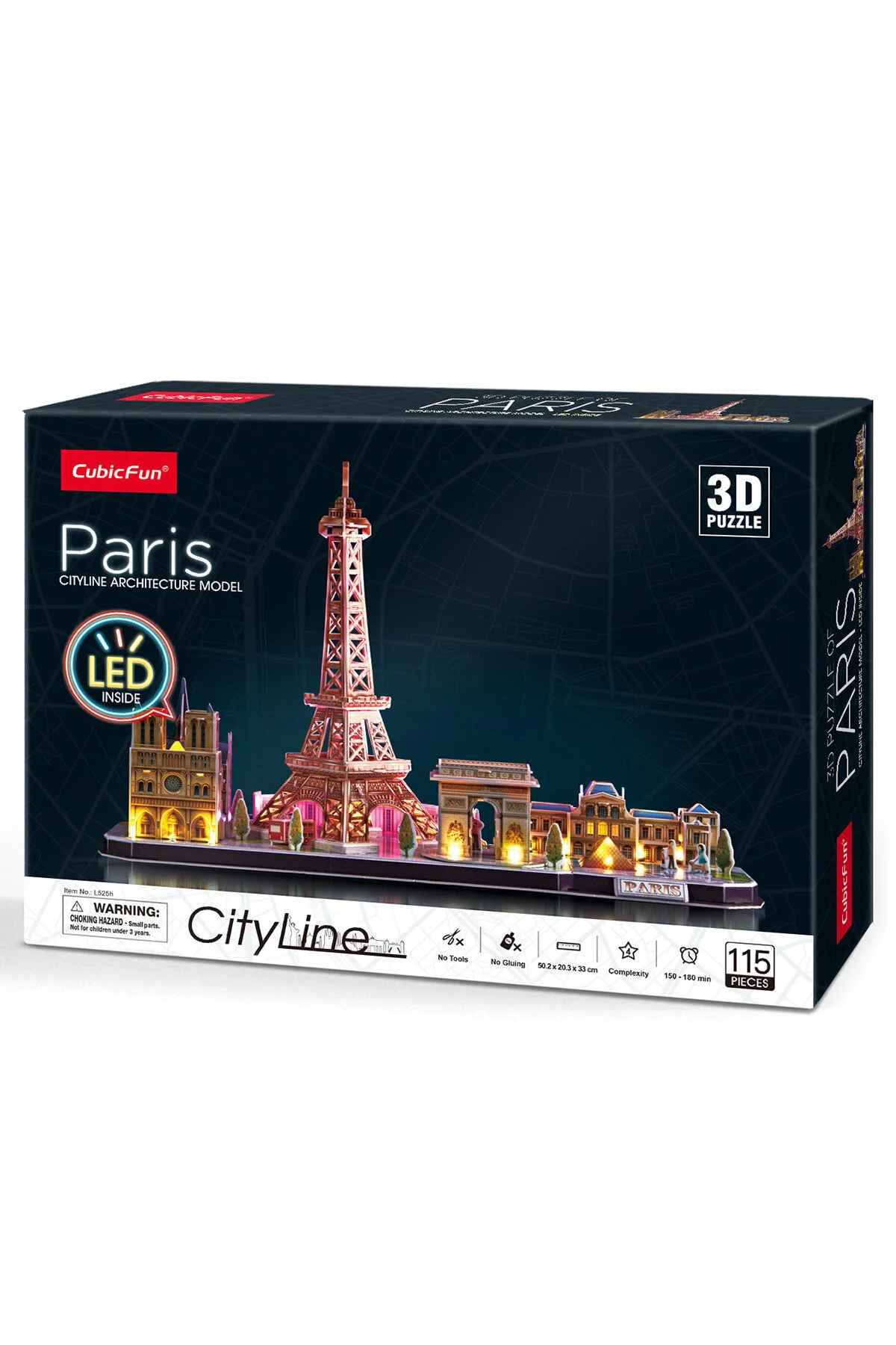 پازل 3D 115 LED اورجینال Cubic Fun