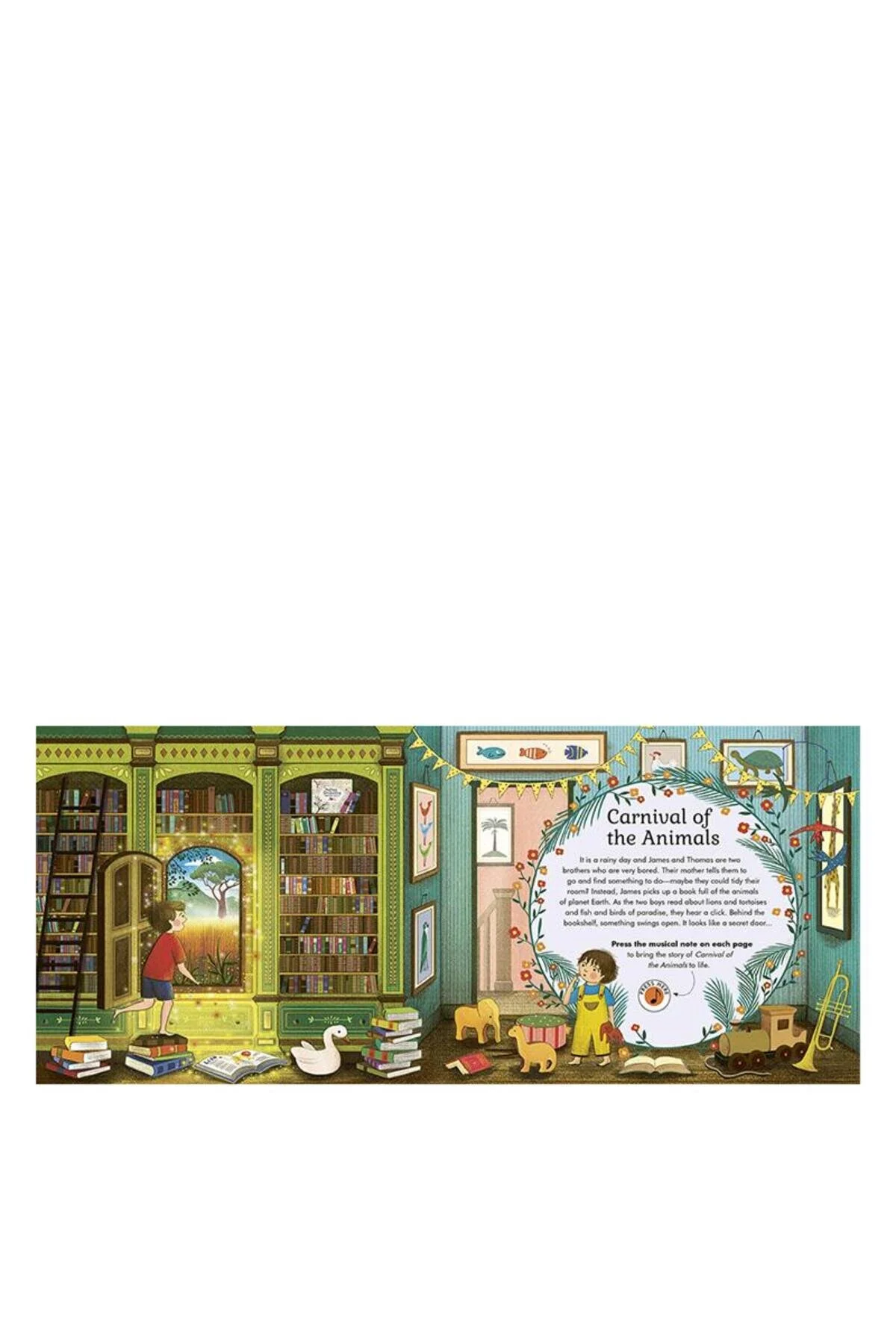 کتاب های کودک به زبان خارجی ارکستر داستان: کارناوال حیوانات اورجینال FRANCES LINCOLN