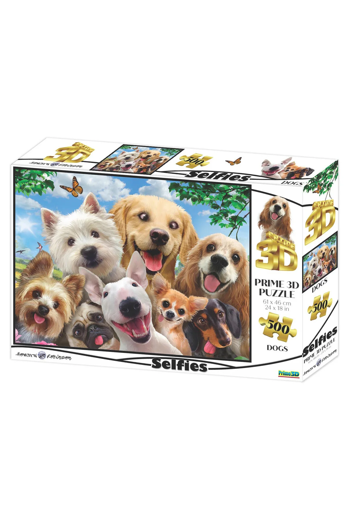 پازل 500 تکه سلفی سگ 10376 از ترکیه Prime 3D