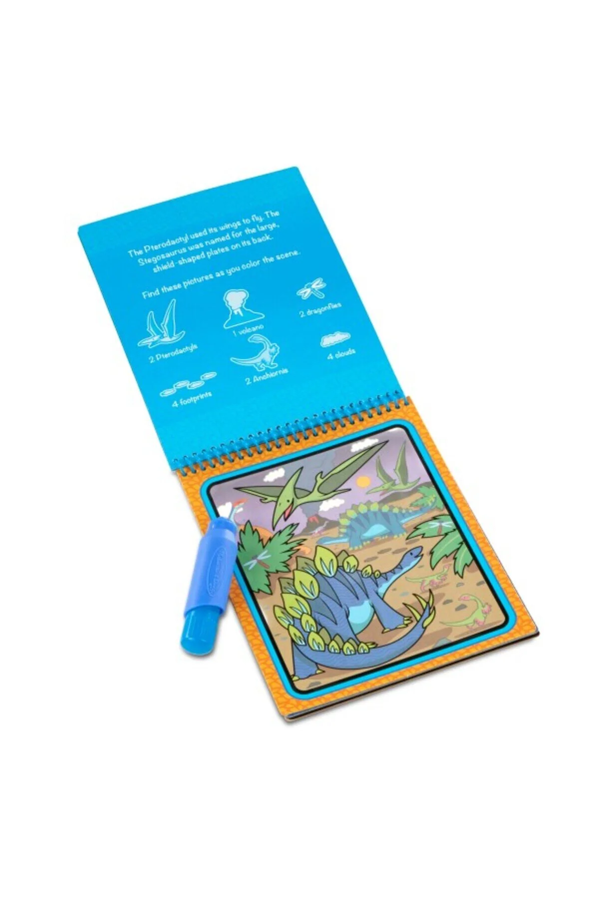 اسباب بازی های آموزشی ملیسا و داگ آب وای کتاب نقاشی با دایناسورهای Melissa &amp; Doug Melissa &amp; Doug