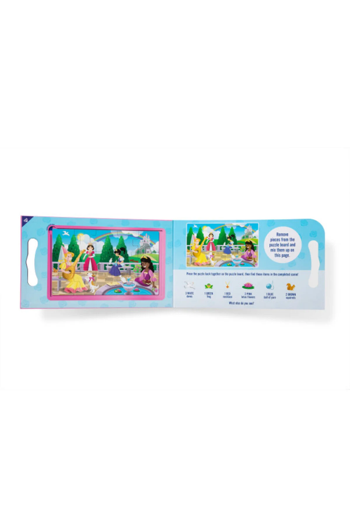 پازل ها و یاپبوزهای کودک ملیسا داگ مگنت 2X15 اره منبت کاری شاهزاده خانم Melissa &amp; Doug Melissa &amp; Doug