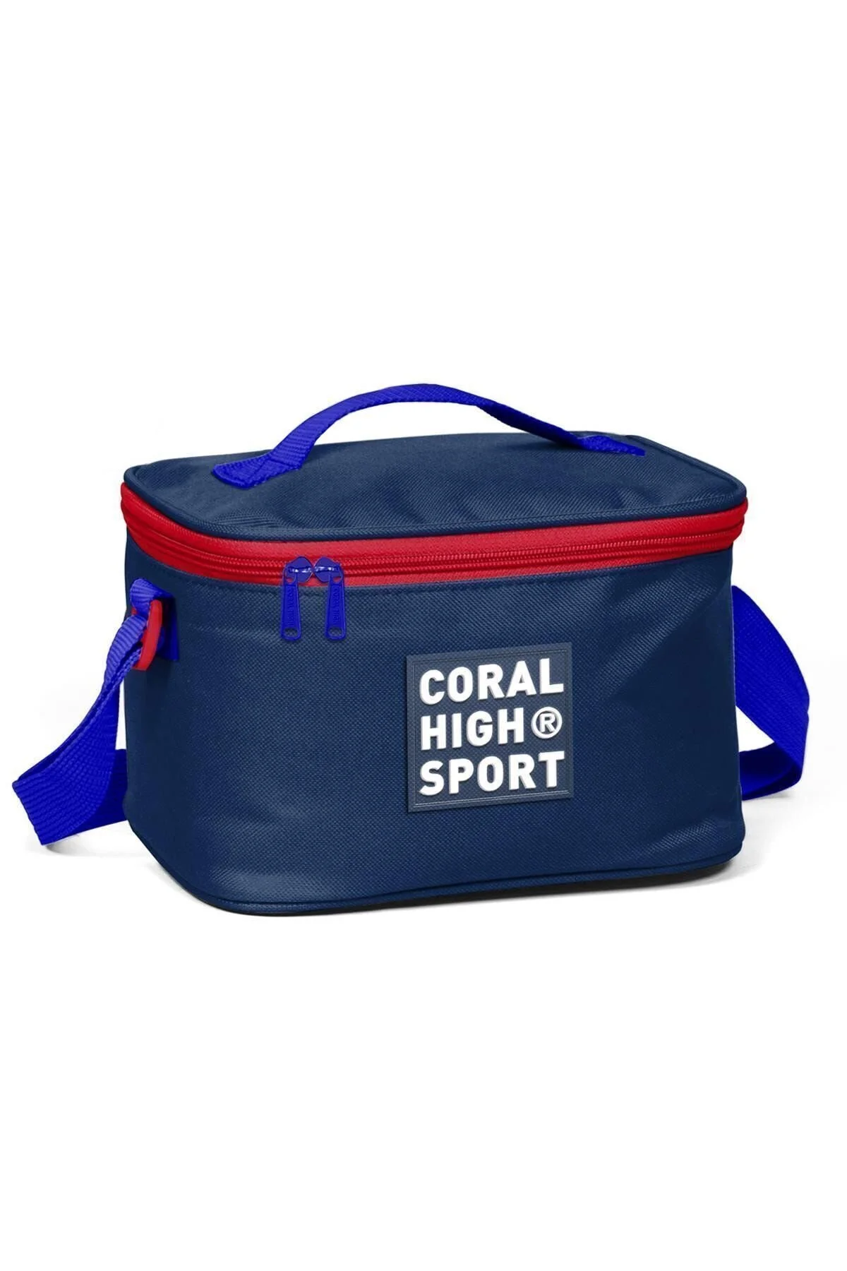 کیف حرارتی جعبه ناهار ترمو قرمز آبی ناوی اسپرت 22815 Coral High