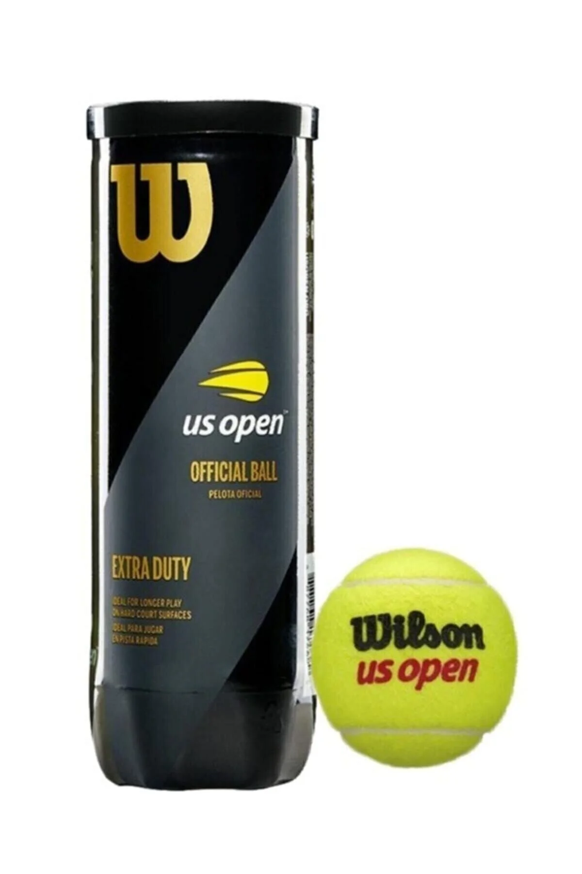 توپ تنیس های باز 1 جعبه ما در بسته بندی 3 تکه وکیوم Wilson