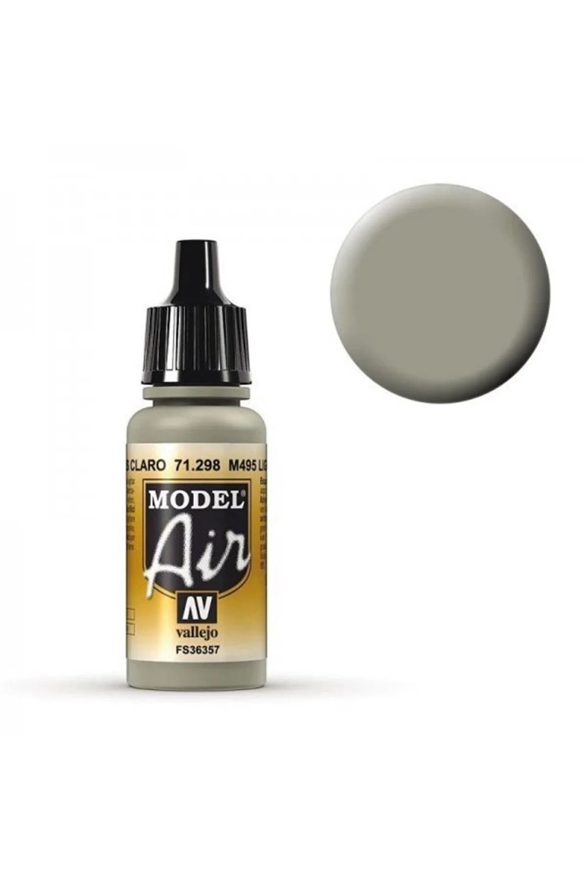 نقاشی پرایمر چند رنگ 17 میل. M495 GREY AIR Vallejo