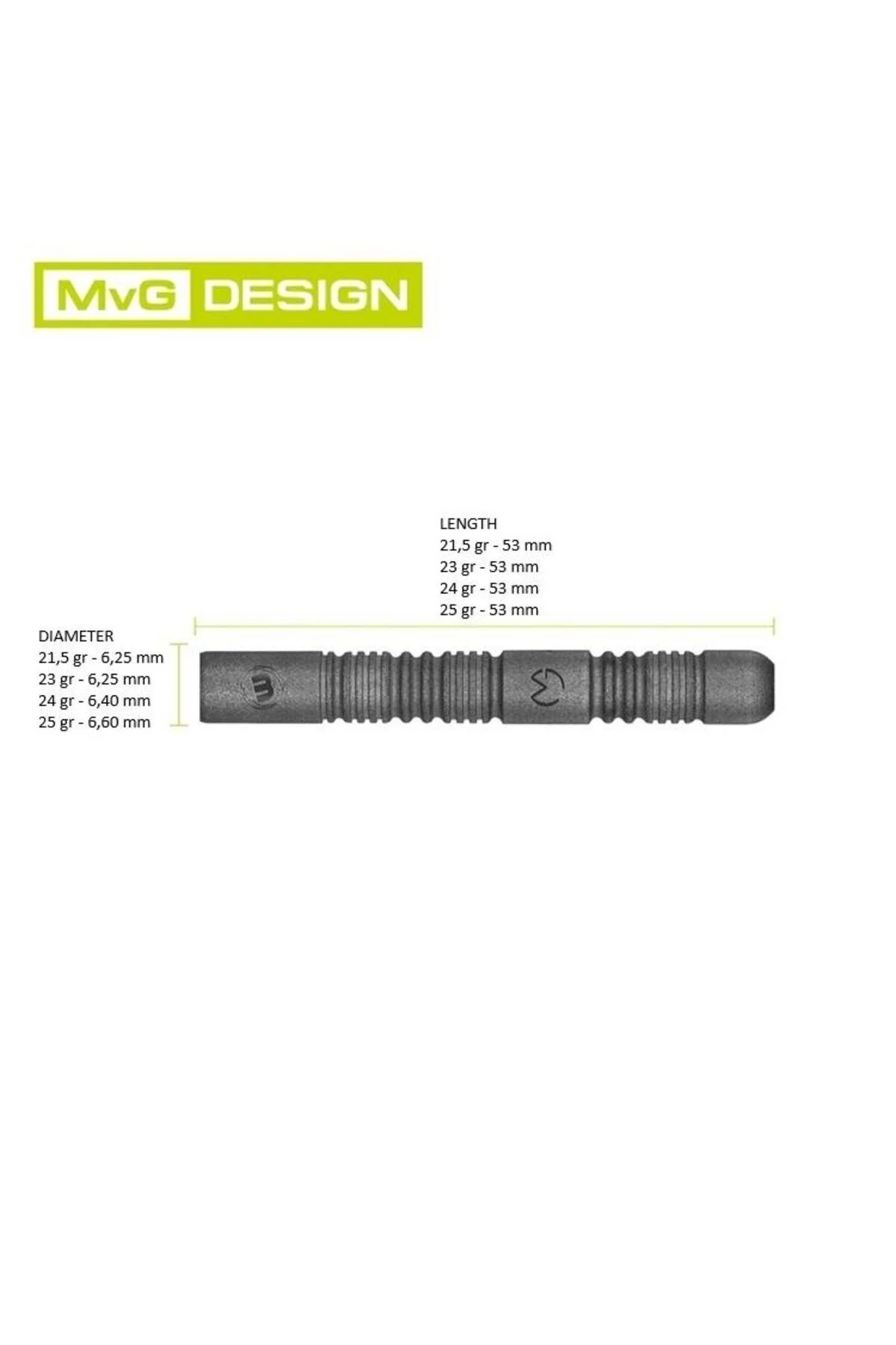 سوزن دارت MVG دقیق 90 ٪ نوک فولادی تنگستن را بخوانید Winmau